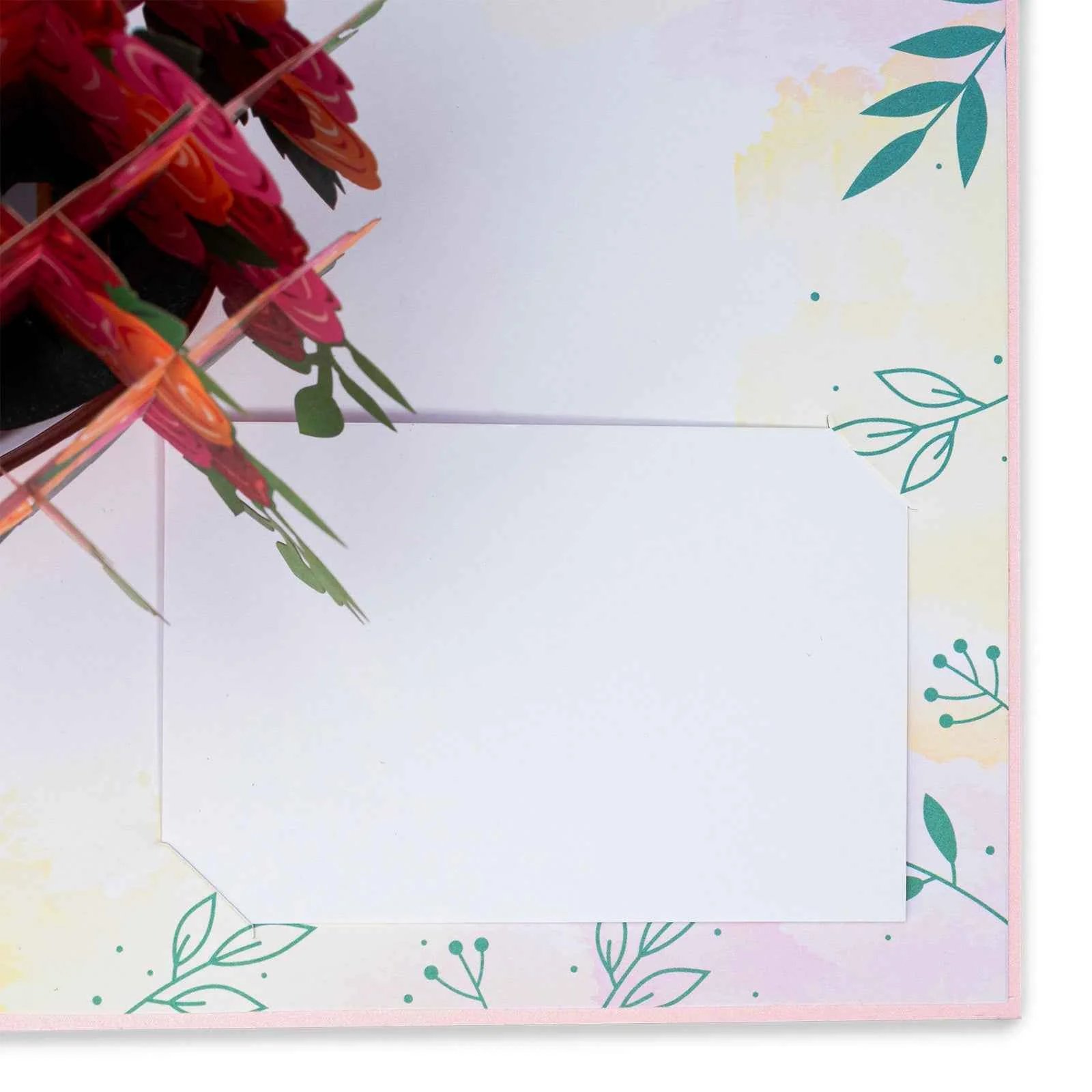Roses Basket Pop Up Card - Image 6