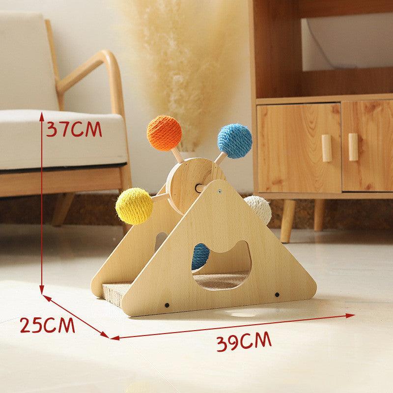 Rotary Sisal Cat Scratch Ball Wheel - Image 3