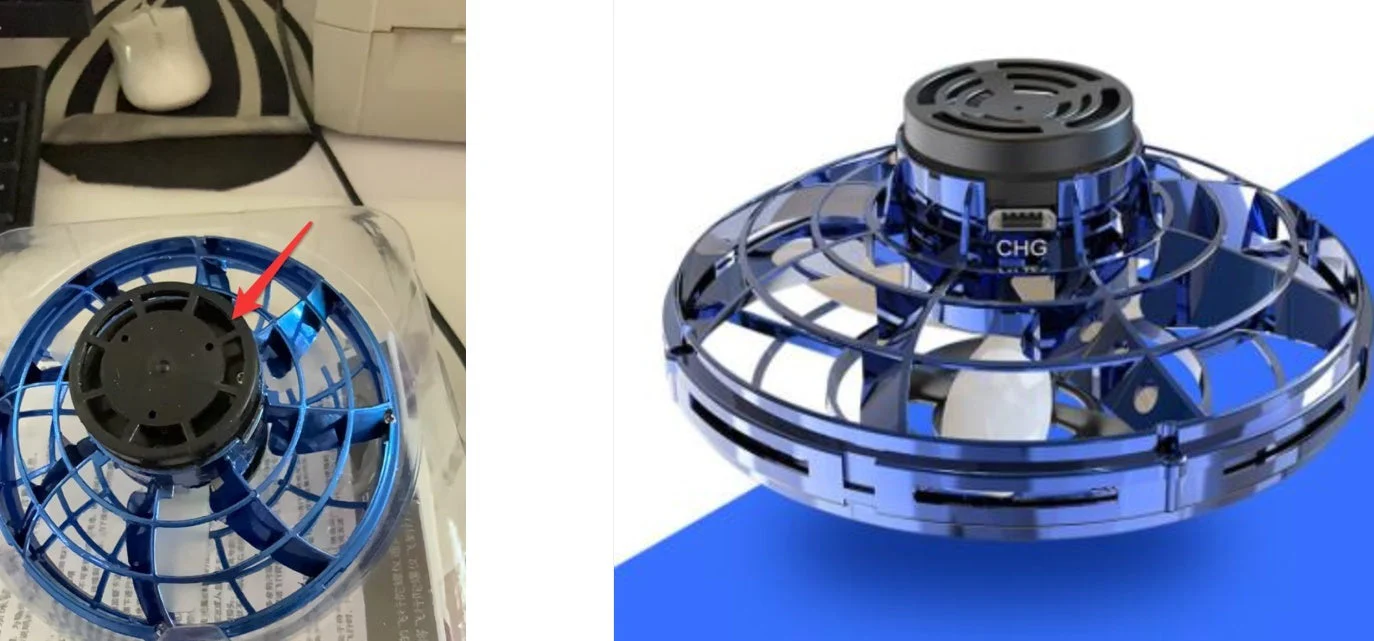 Rotating Flying GyroAircraft Induction Drone Toy - Image 9