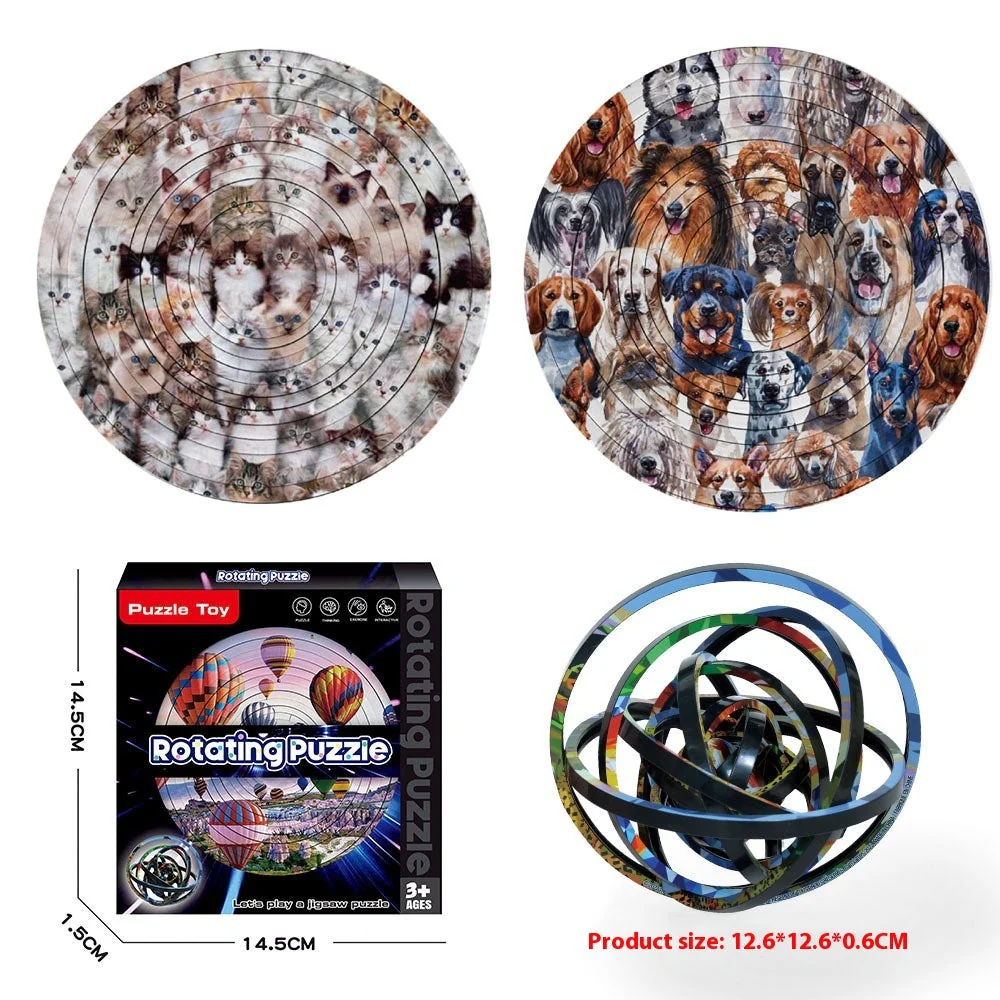 Rotating Puzzle Decompression 3D Educational Toys - Image 11