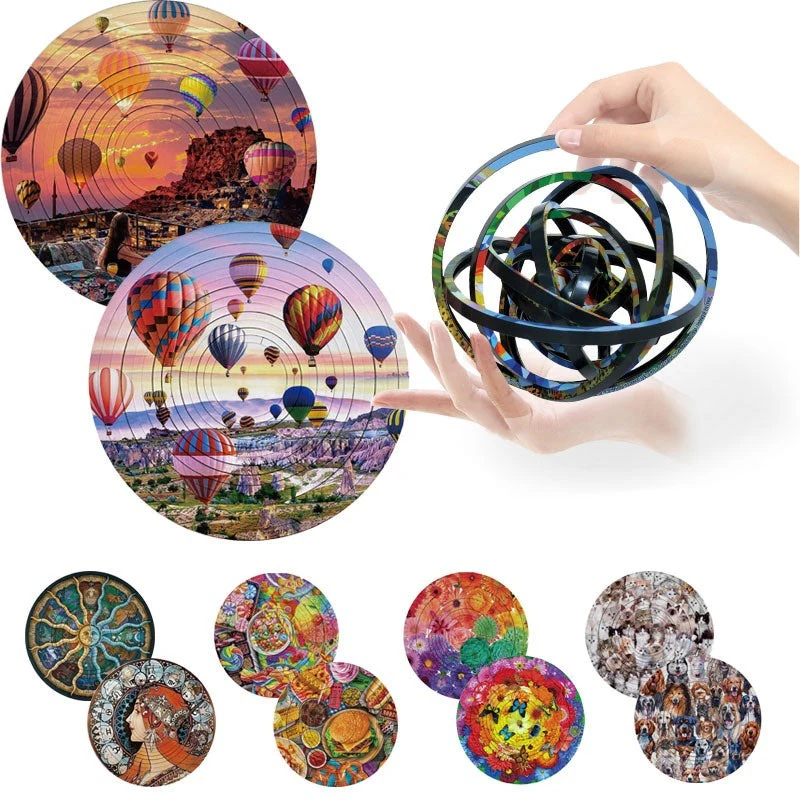 Rotating Puzzle Decompression 3D Educational Toys - Image 2