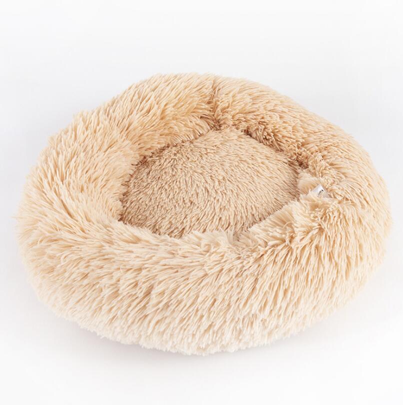 Round Small Dog Plush Bed - Image 11