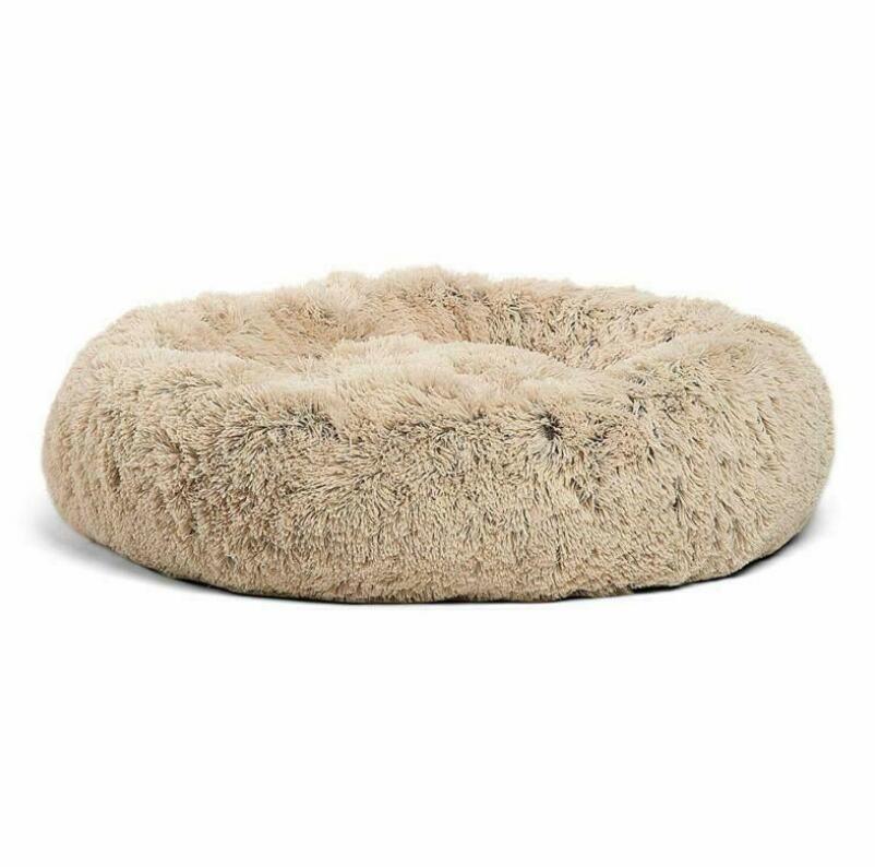 Round Small Dog Plush Bed - Image 7