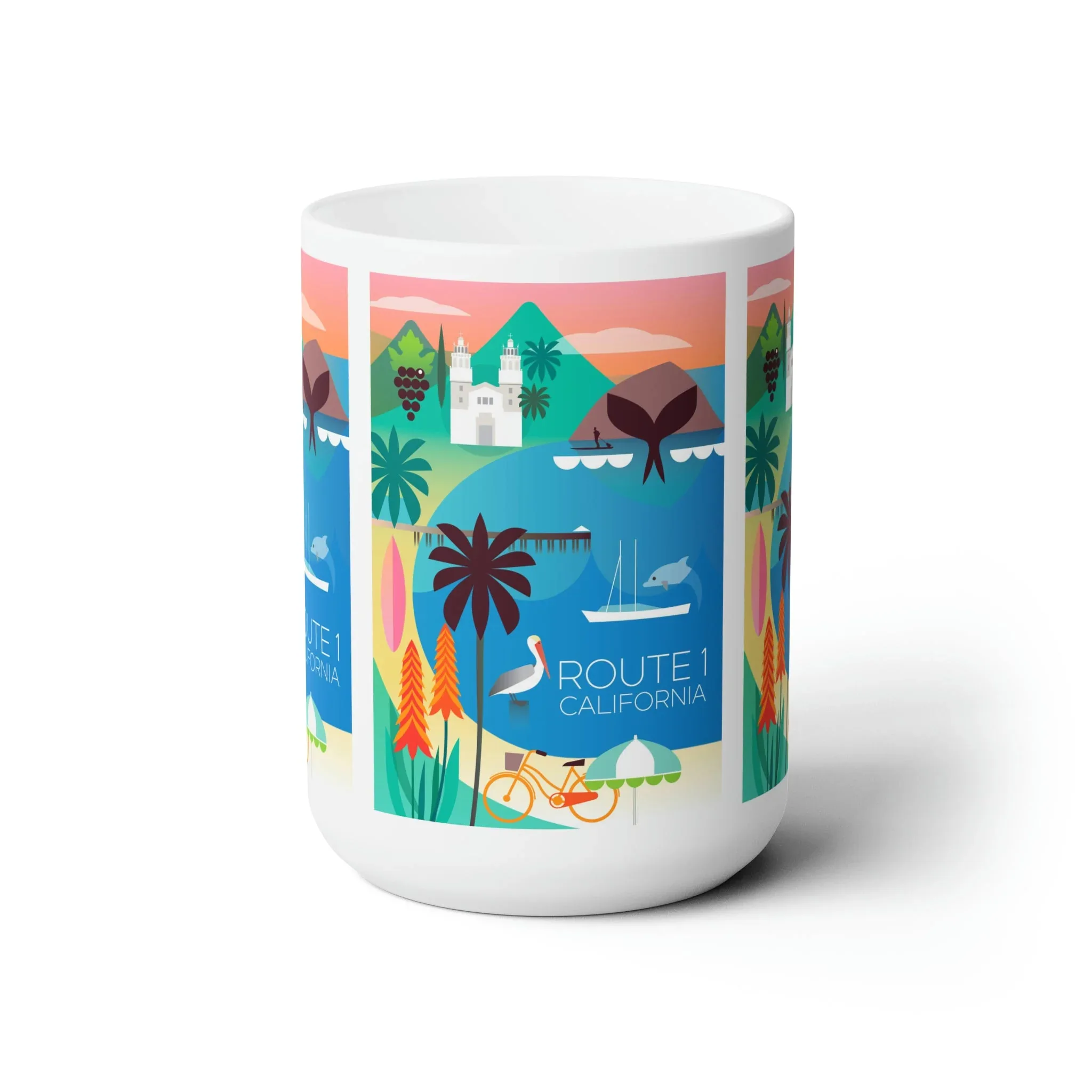 Route 1 Ceramic Mug 11oz or 15oz - Image 2