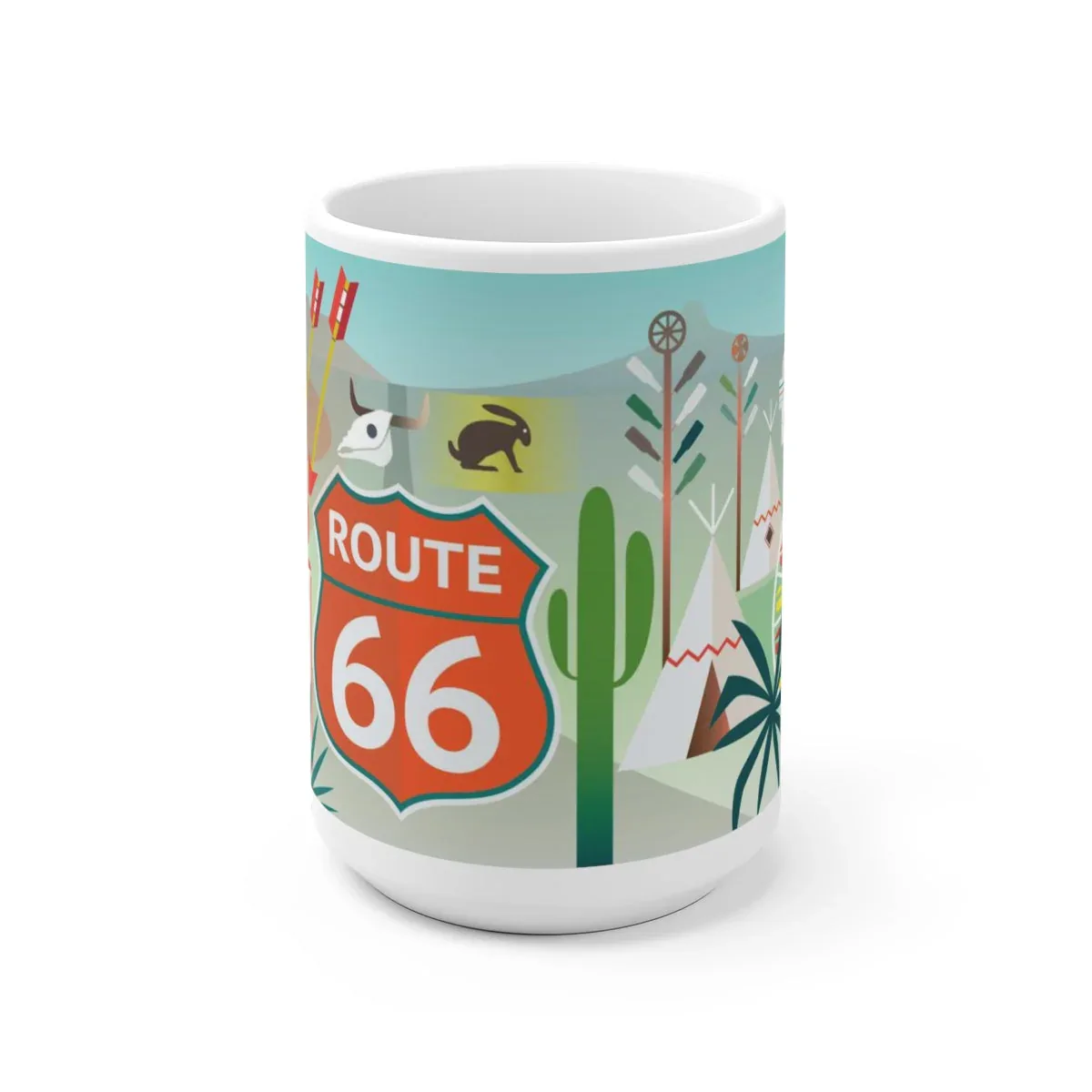 ROUTE 66 11 OZ OR 15 OZ CERAMIC MUG - Image 2