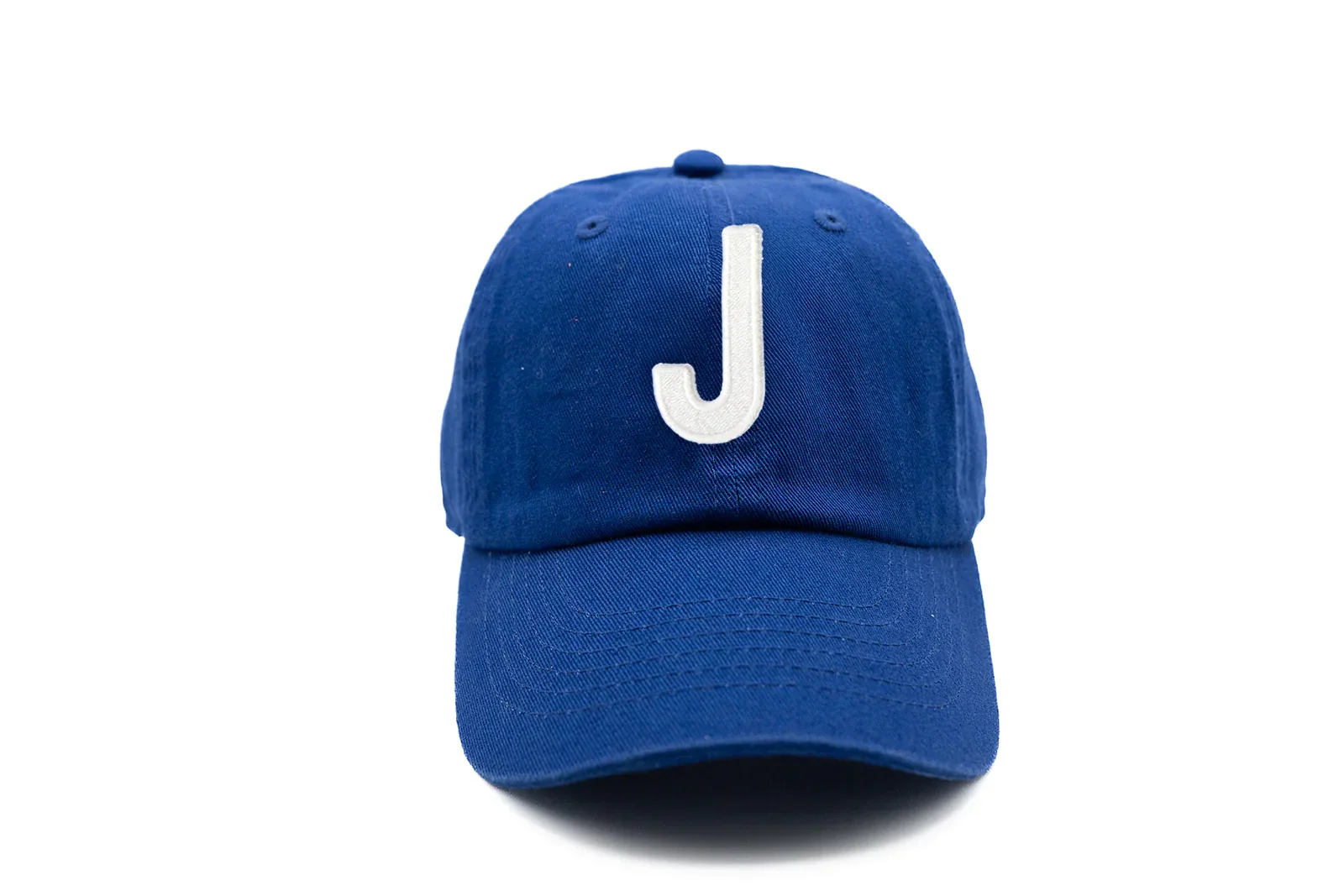 Royal Blue Letter Baseball Hat - Image 16