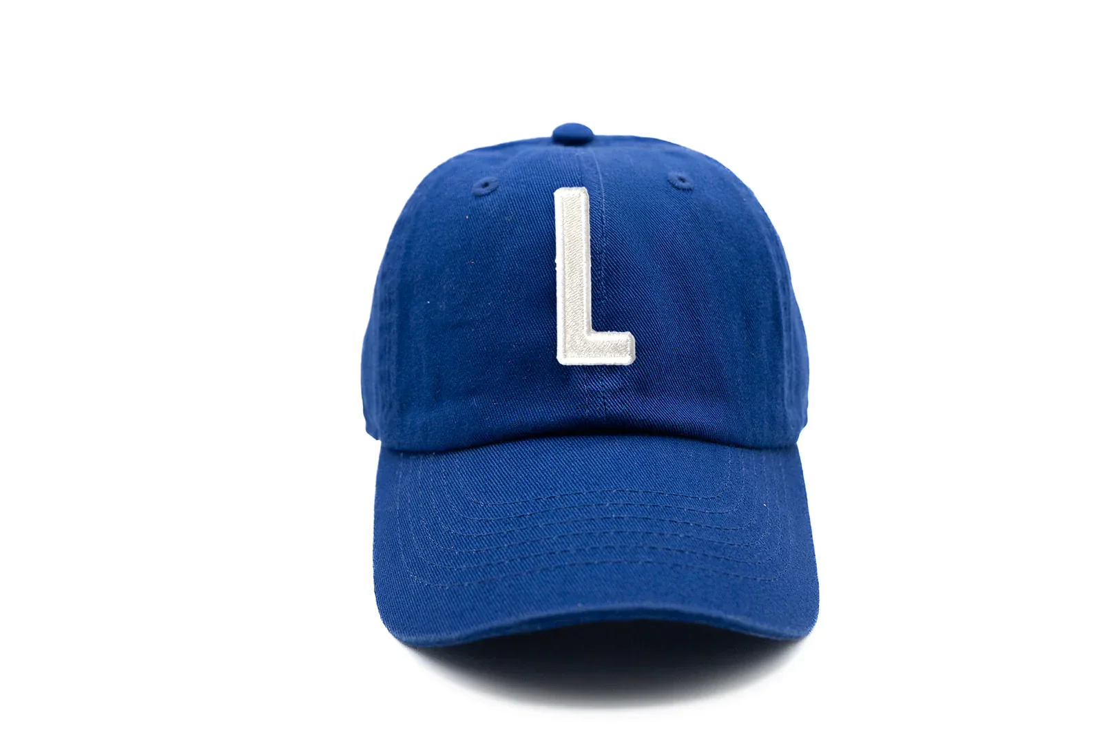 Royal Blue Letter Baseball Hat - Image 18