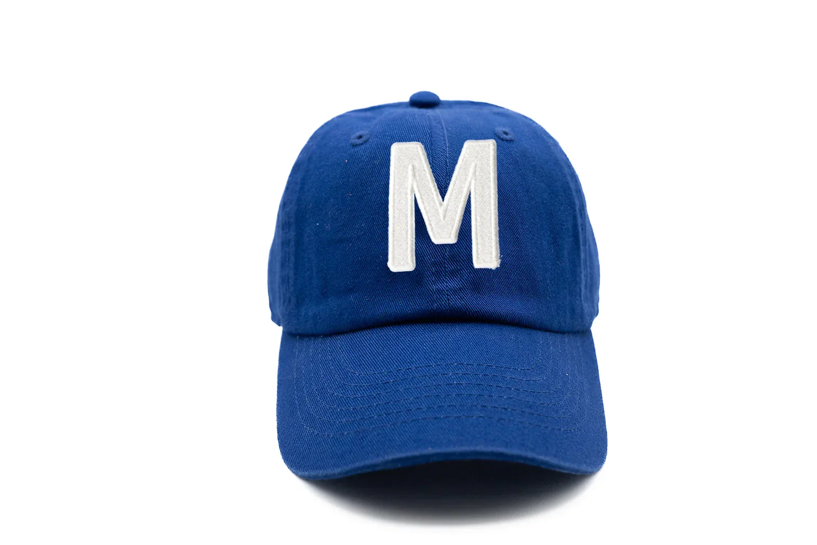 Royal Blue Letter Baseball Hat - Image 19