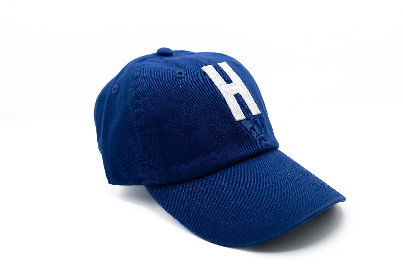 Royal Blue Letter Baseball Hat - Image 2