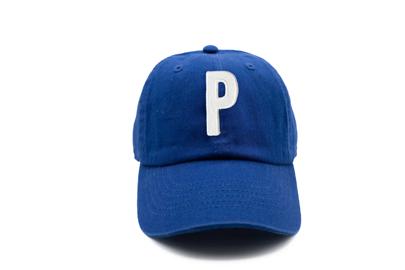 Royal Blue Letter Baseball Hat - Image 22