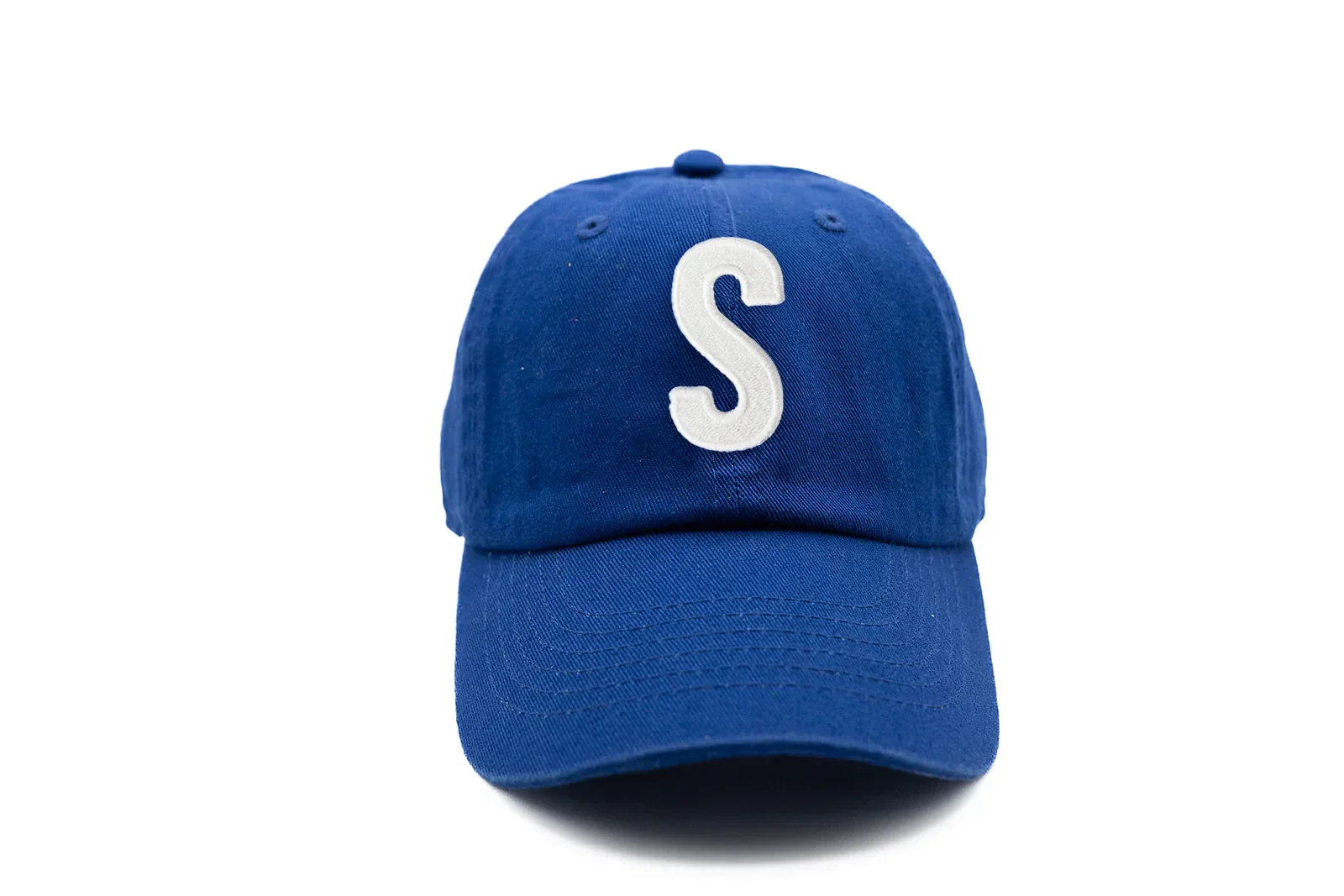 Royal Blue Letter Baseball Hat - Image 25