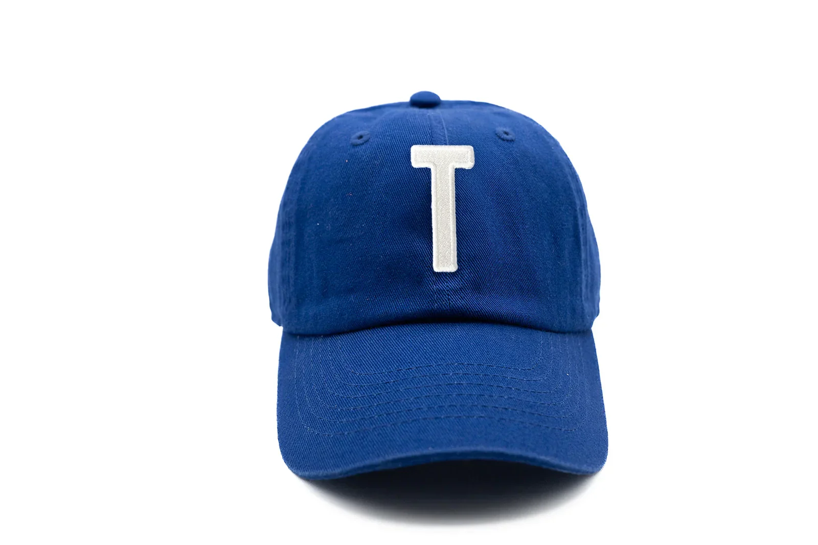 Royal Blue Letter Baseball Hat - Image 26