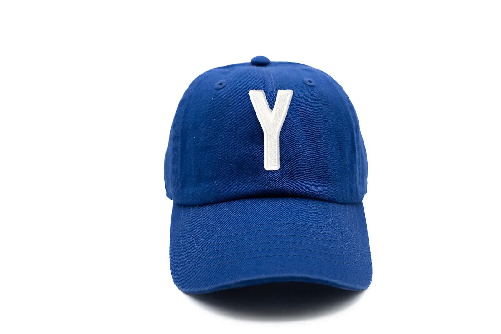 Royal Blue Letter Baseball Hat - Image 31