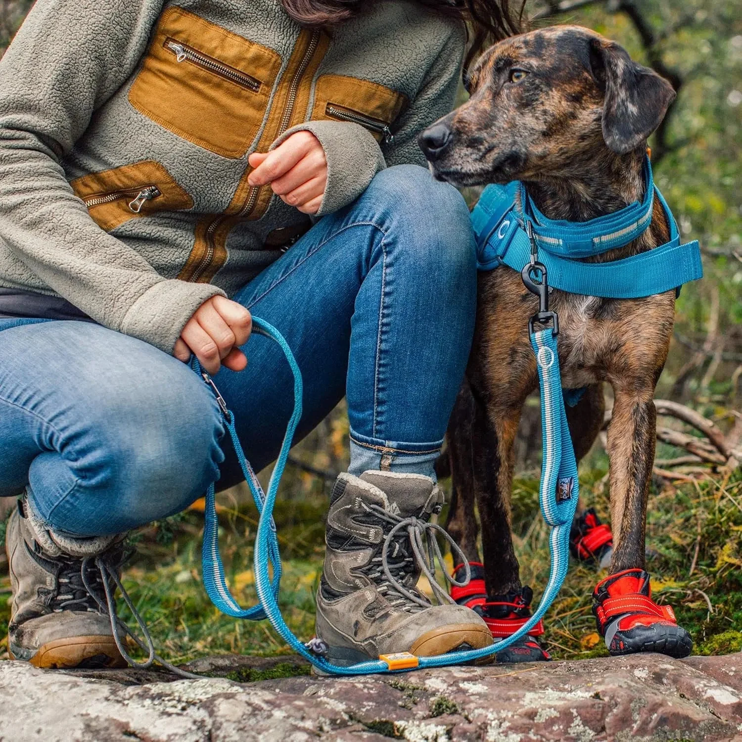 Rsg Stub Leash for Dogs | Adjustable Dog Leash | Hands Free Dog Leash for Walking, Jogging, or Running | Customizable Molle-Compatible Pet Lead | Training Handle | Web Keeper | Reflective | 48” - Image 4