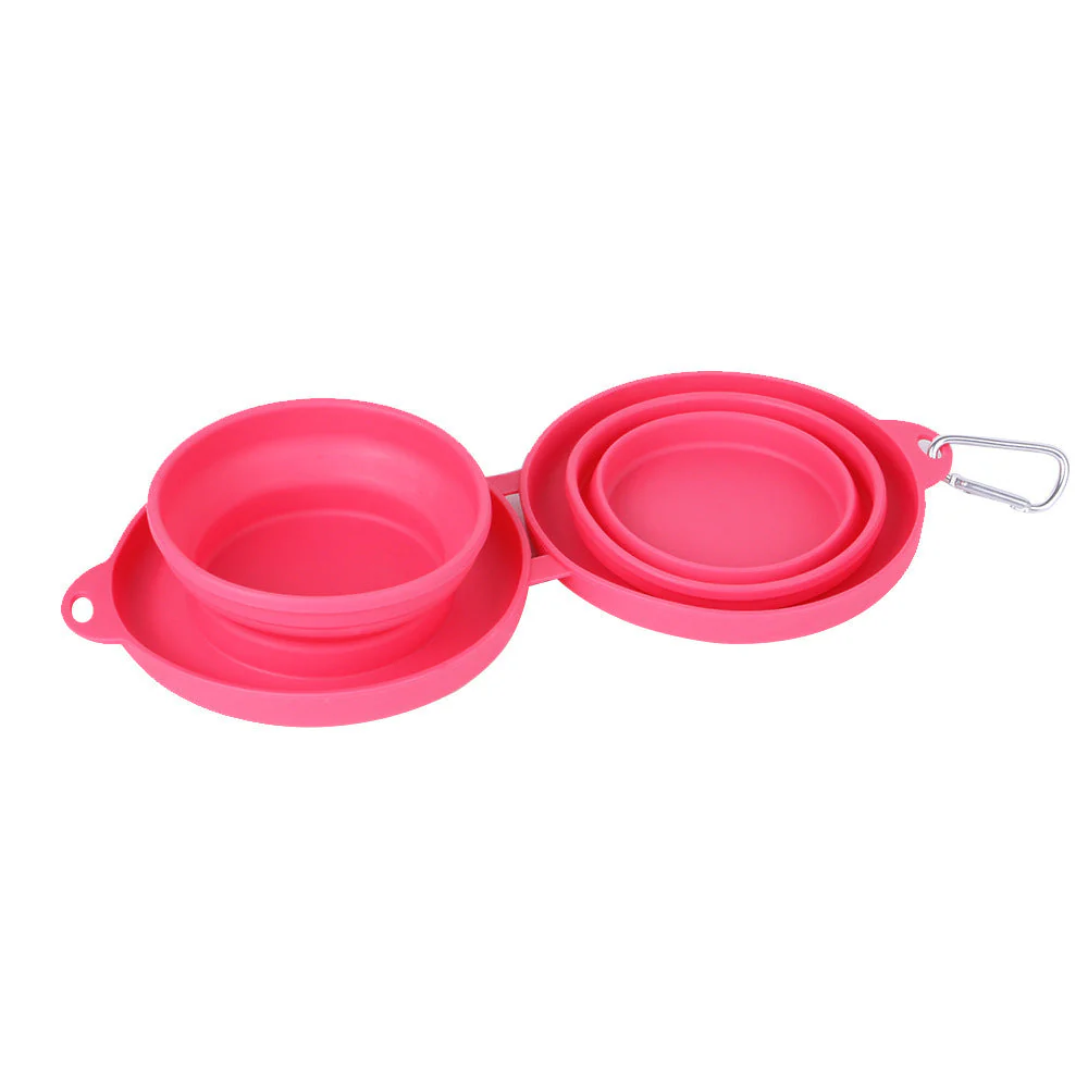 Rubber Foldable Pet Double Bowl - Image 11