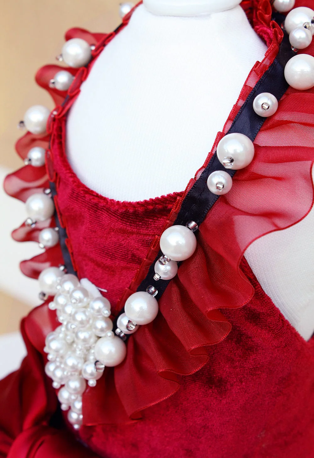 Ruby Rosette Pet Dress - Image 5