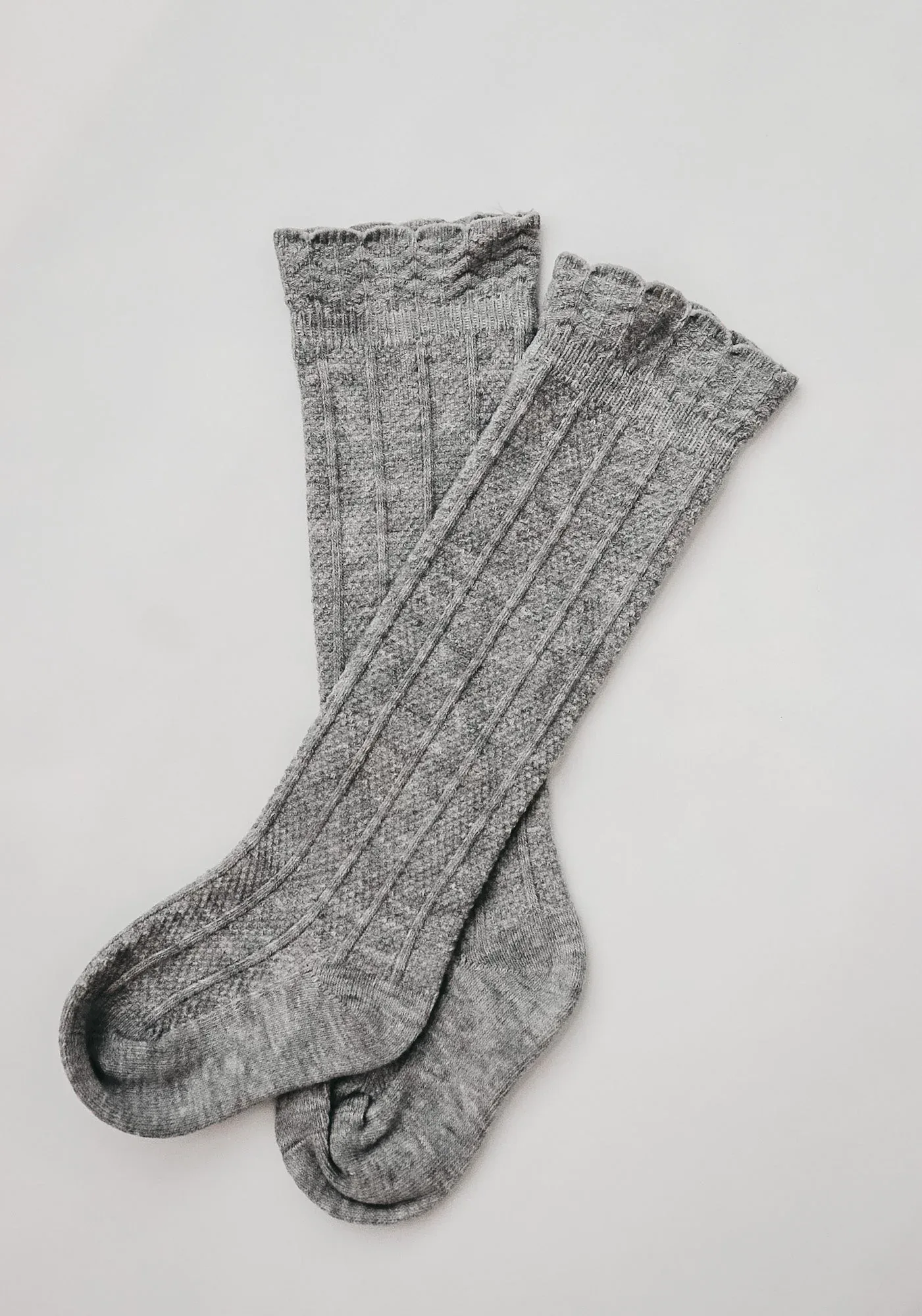 Ruffle Cotton Knee High Socks - Image 10