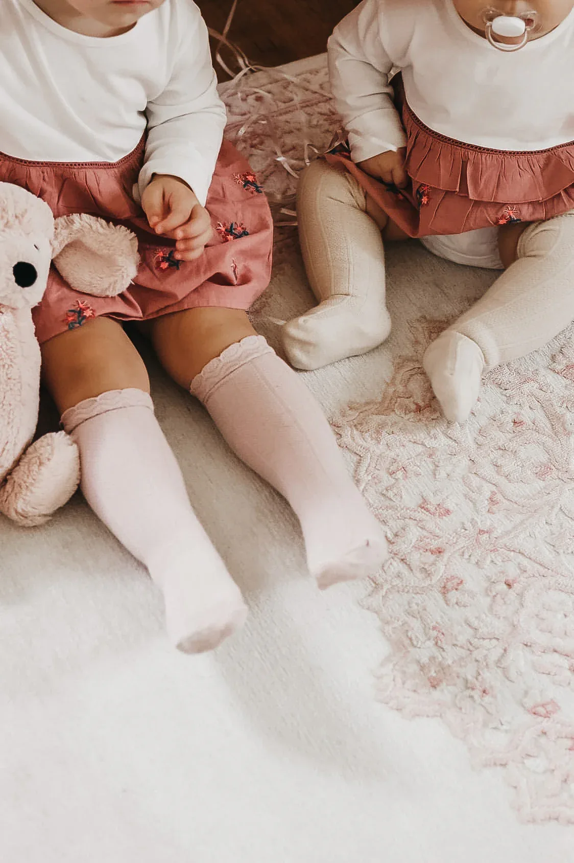 Ruffle Cotton Knee High Socks - Image 4