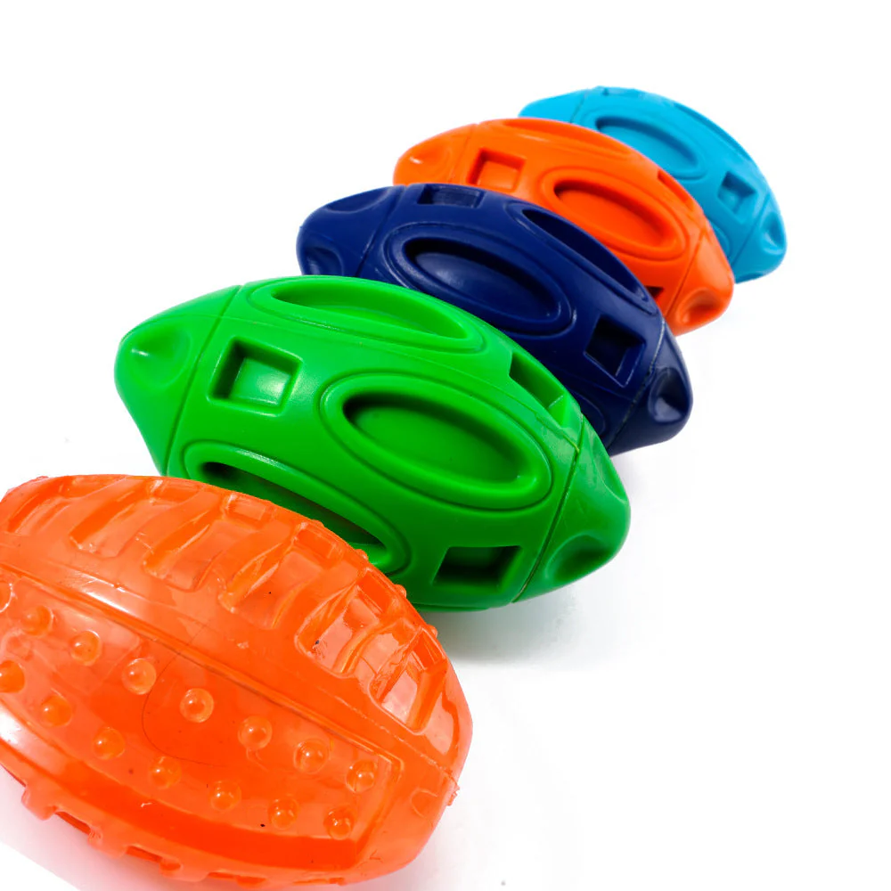 Rugby Sounding Dog Ball Toy - Image 2