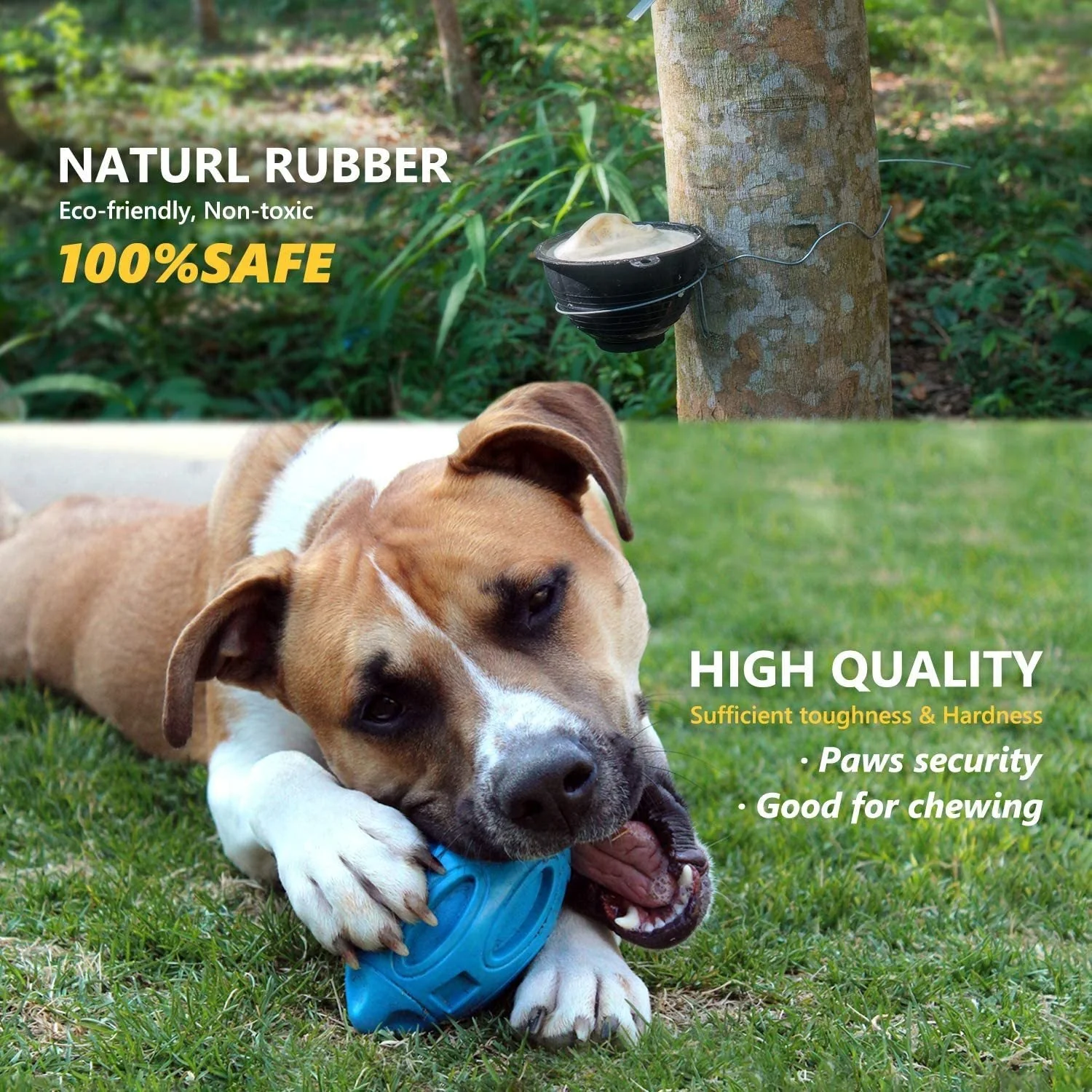 Rugby Sounding Dog Ball Toy - Image 5