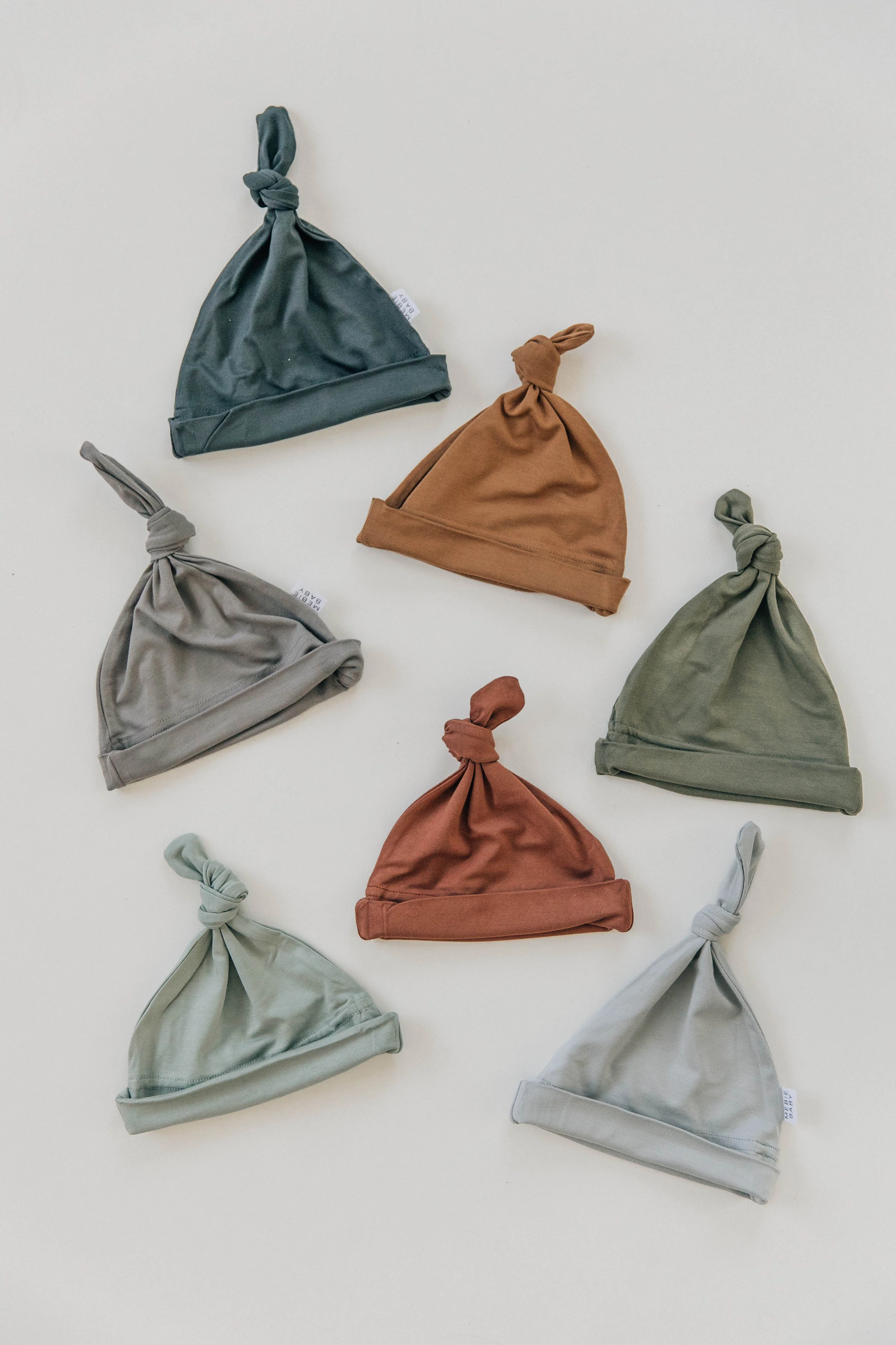 Rust Bamboo Newborn Knot Hat - Image 4