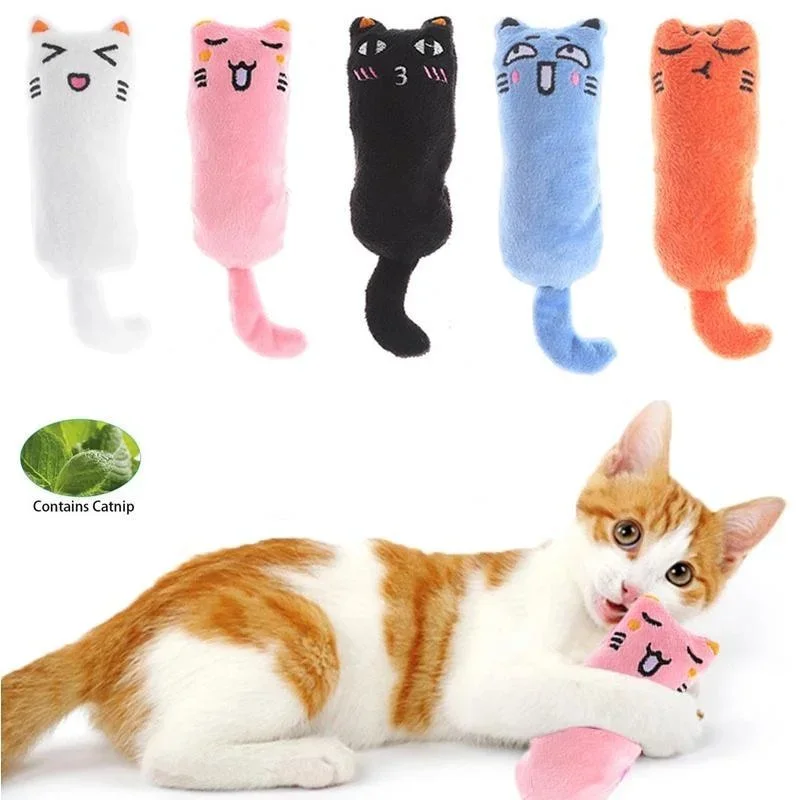 Rustle Sound Catnip Plush Pillow – Cute Cat Chew & Play Toy - Image 2