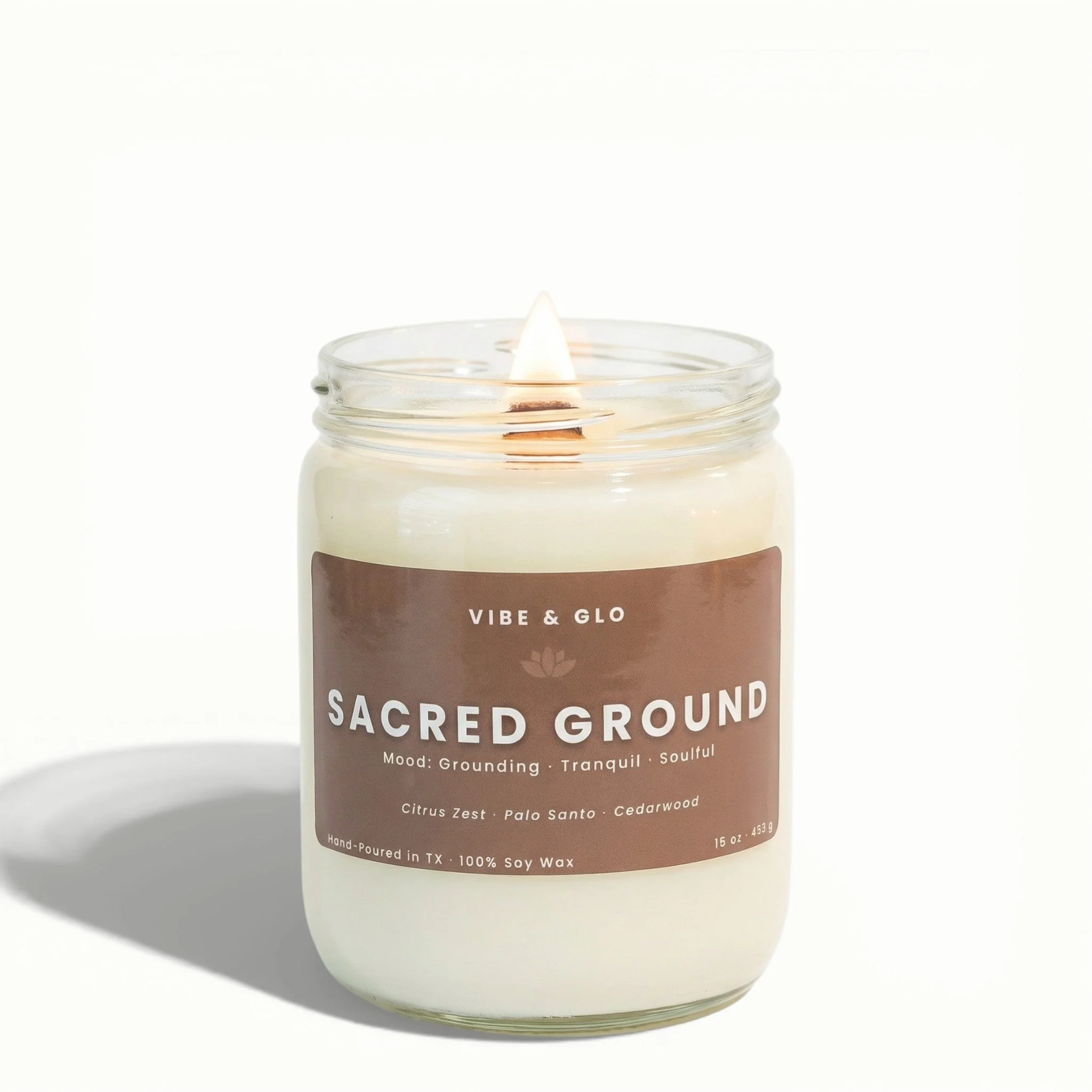 Sacred Ground – Citrus Zest & Palo Santo Soy Candle - Image 10