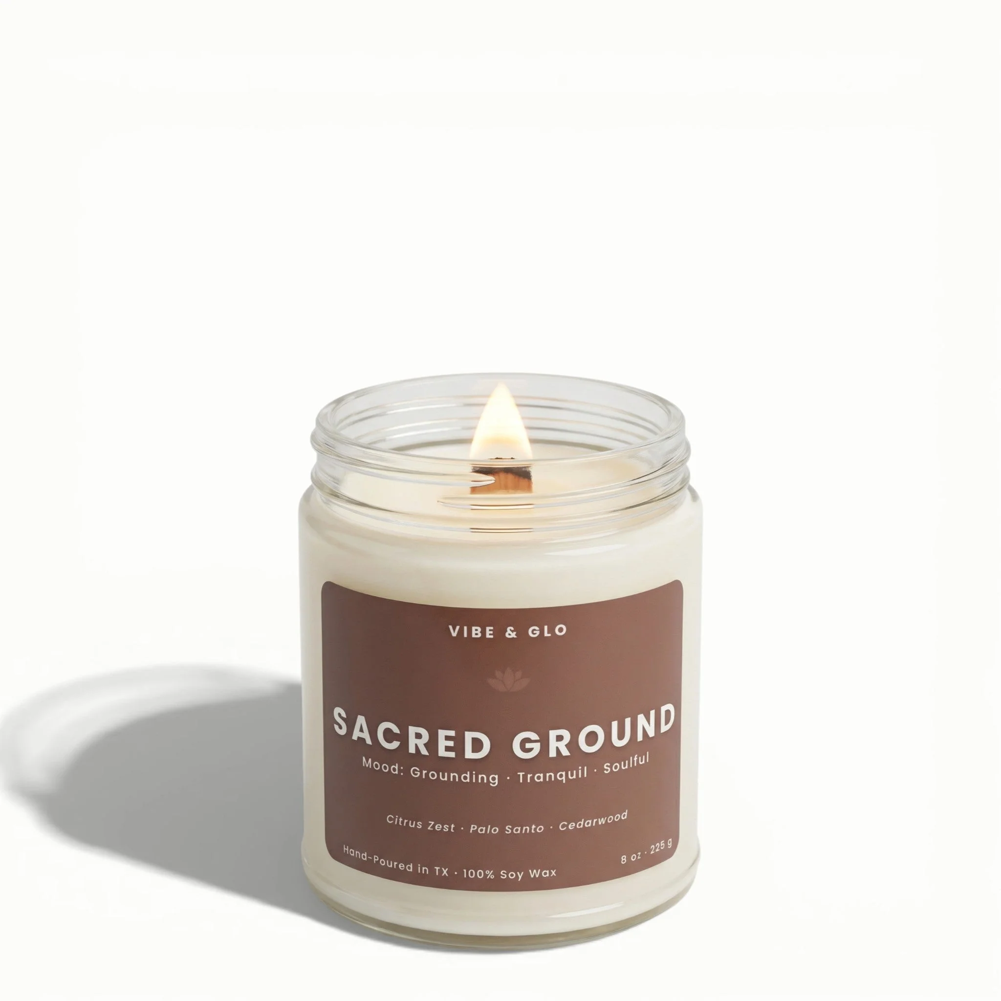 Sacred Ground – Citrus Zest & Palo Santo Soy Candle - Image 9