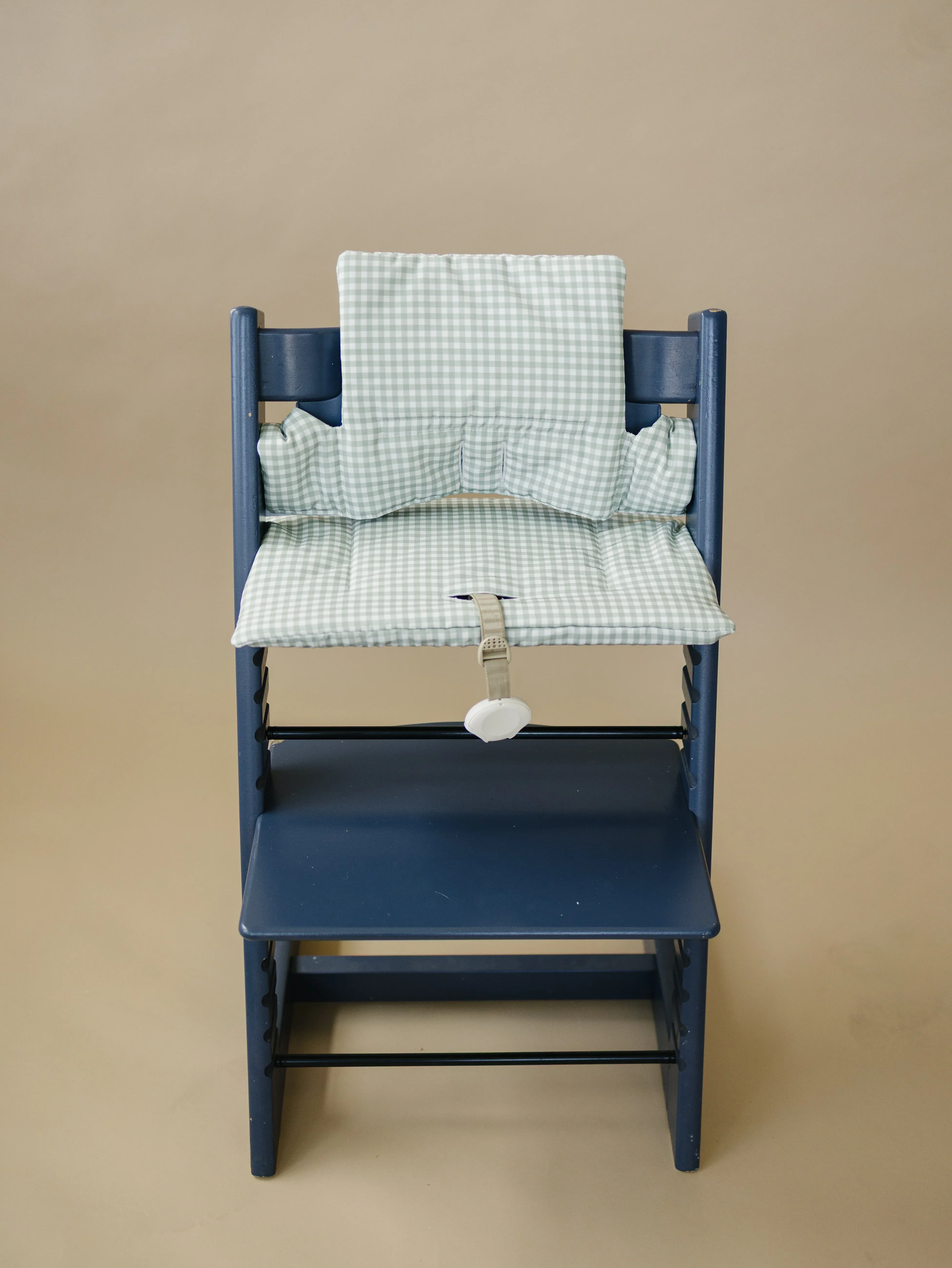 Sage Green Gingham Cushion for the Stokke Tripp Trapp Highchair - Image 4
