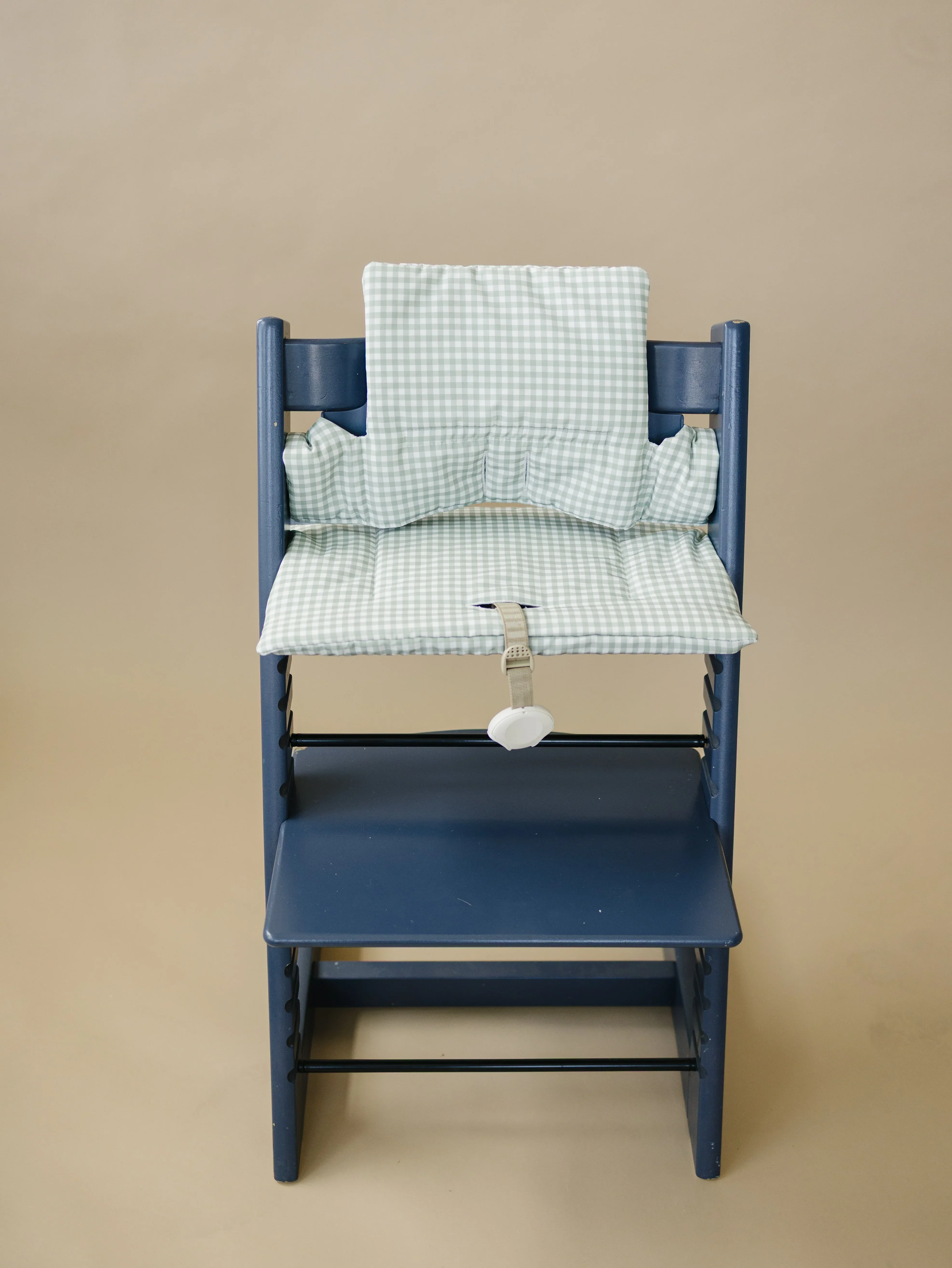 Sage Green Gingham Cushion for the Stokke Tripp Trapp Highchair - Image 5