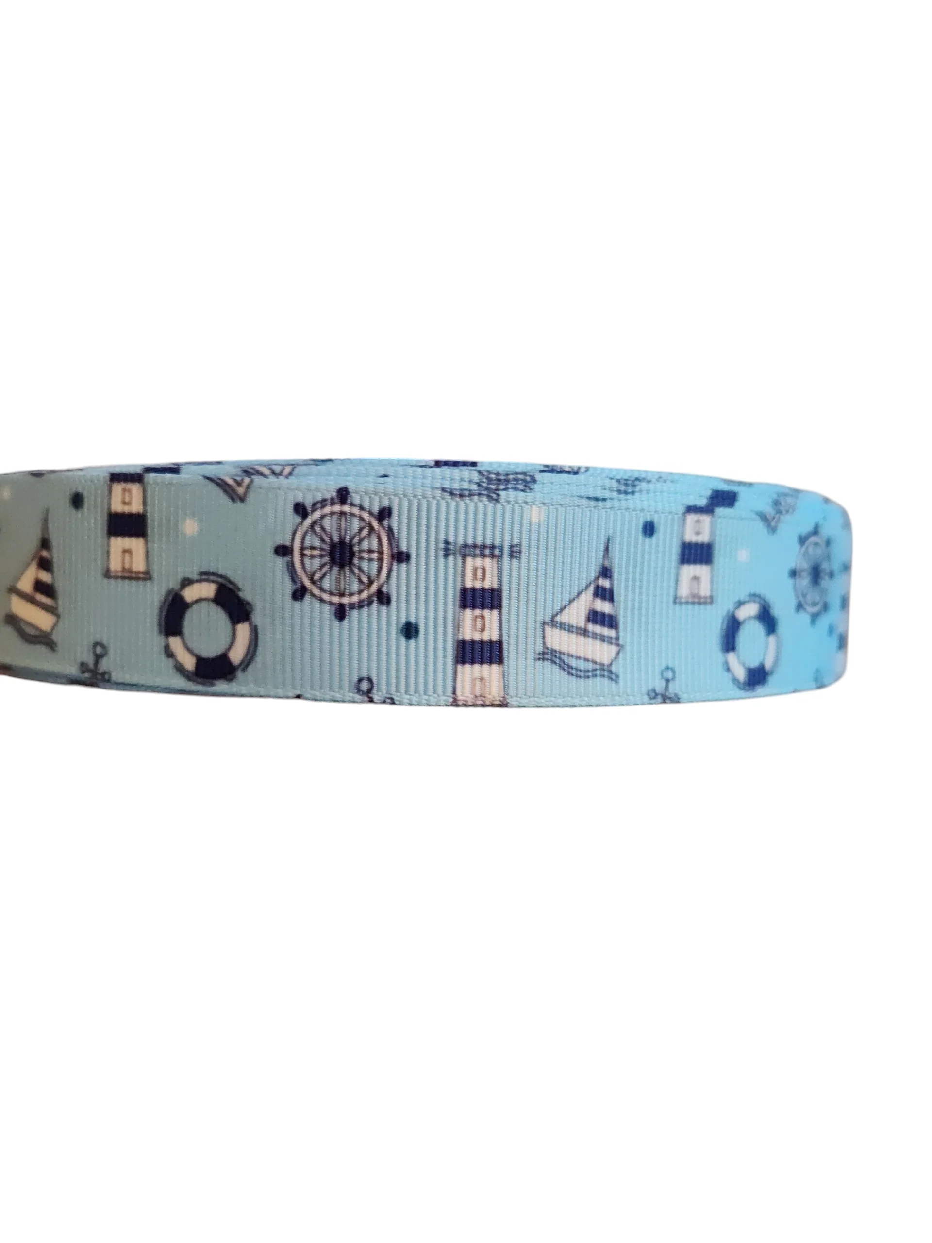 Sail The Coast Nylon Dog Collar - Image 3