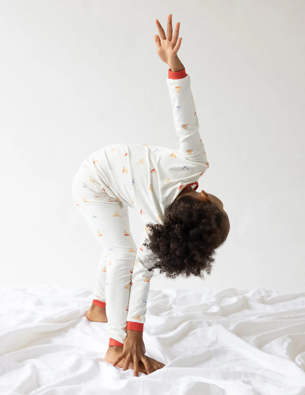 Sailboat Bamboo Kids Pajama Set - Image 4