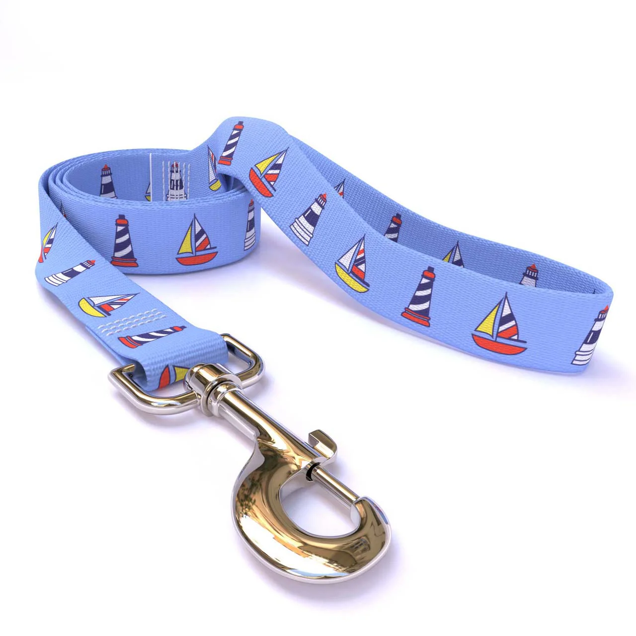 Sailboats and Lighthouses Dog Leash - Image 2