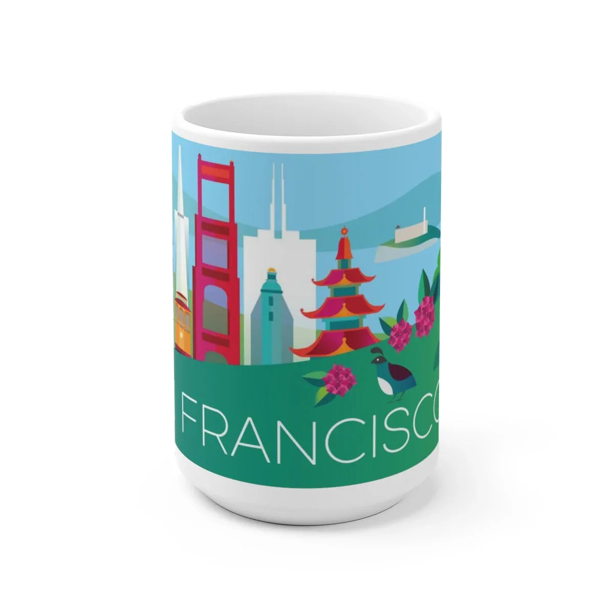 SAN FRANCISCO 11 OZ OR 15 OZ CERAMIC MUG - Image 2
