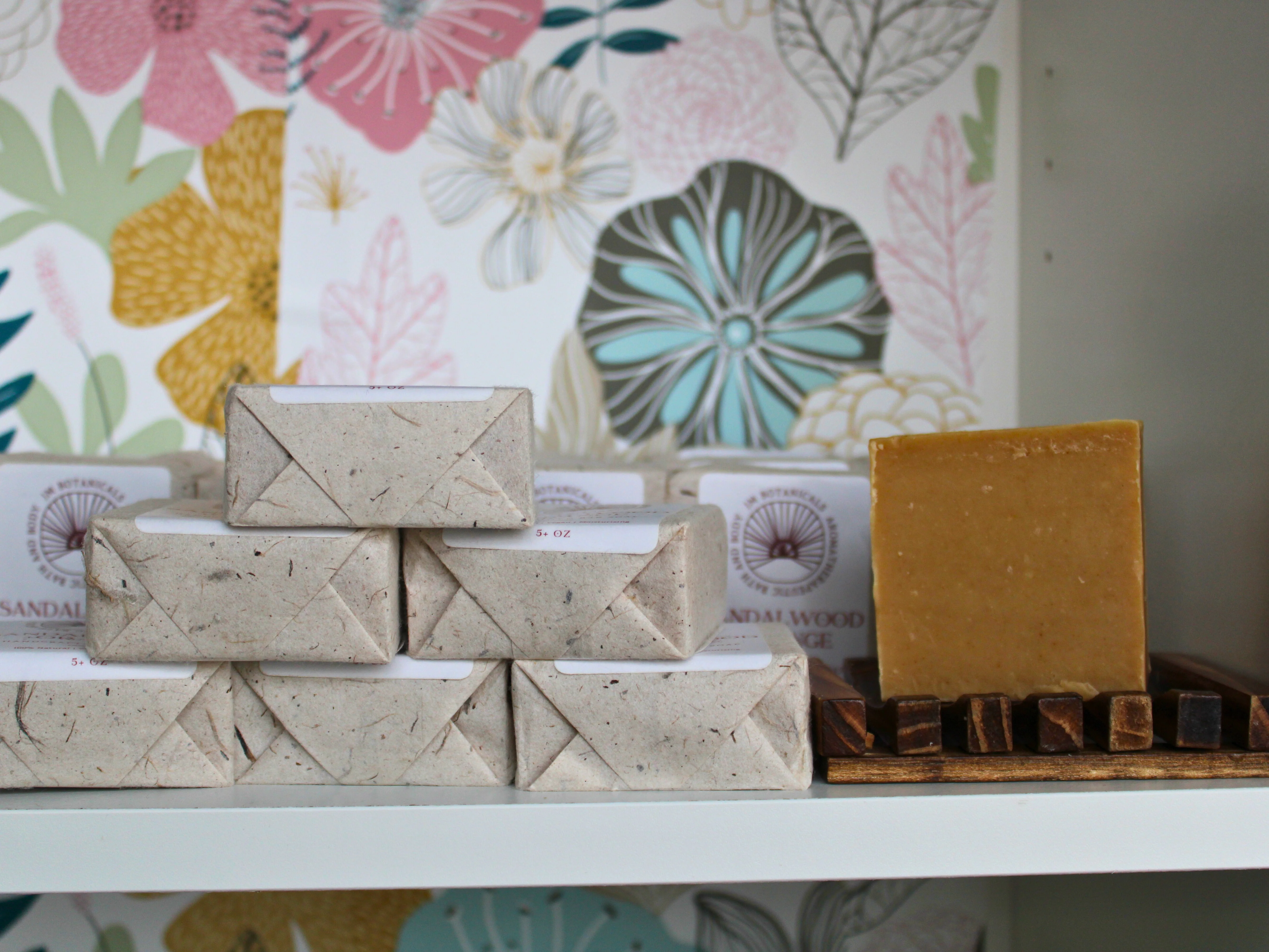 Sandalwood + Orange Handcrafted Soap - Image 2
