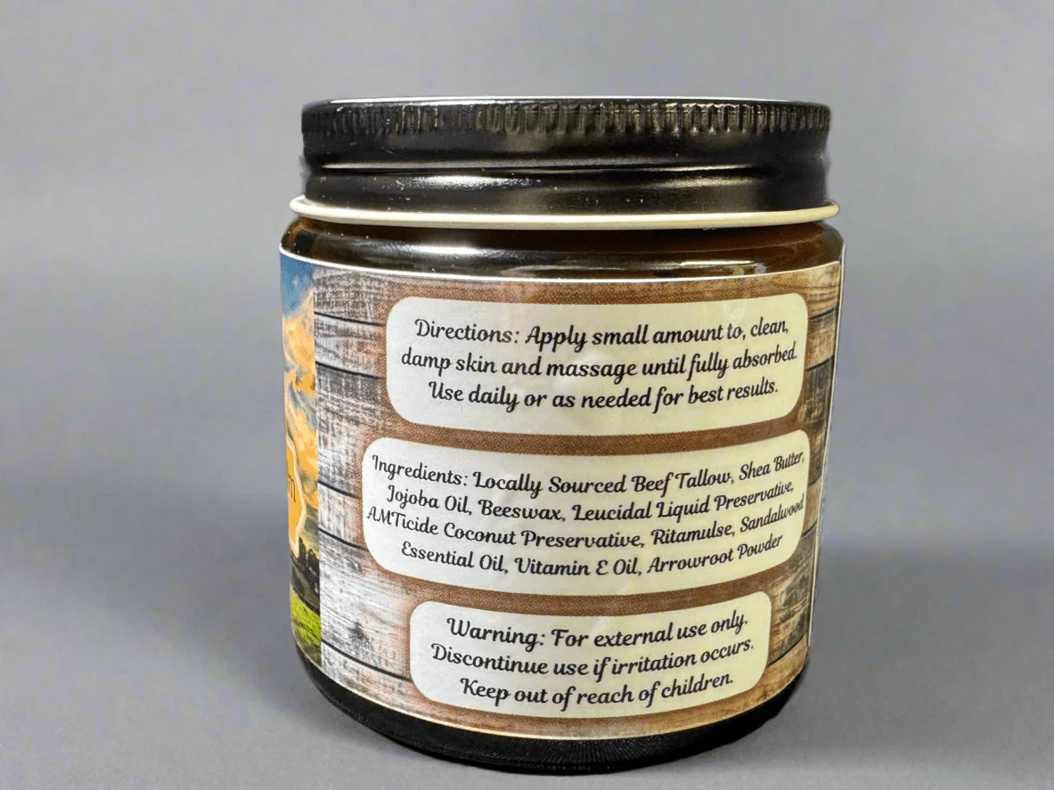 Sandalwood Whipped Tallow Balm - Image 5