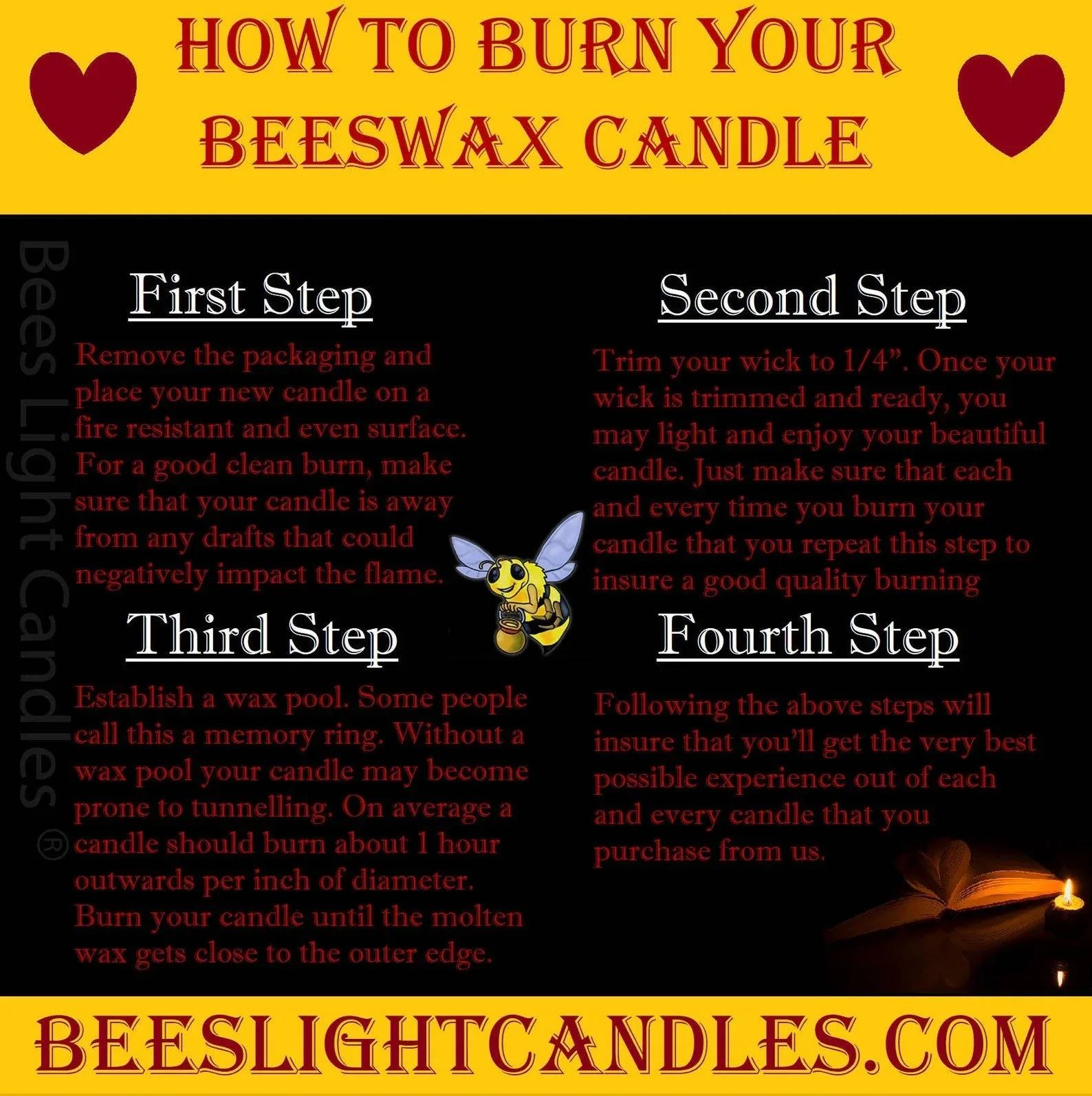 Santa Beeswax Pillar Candle - Image 4