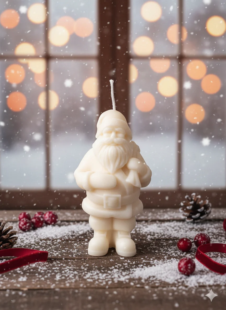 Santa Candles for Festive Decor and Holiday Spirit - Image 2