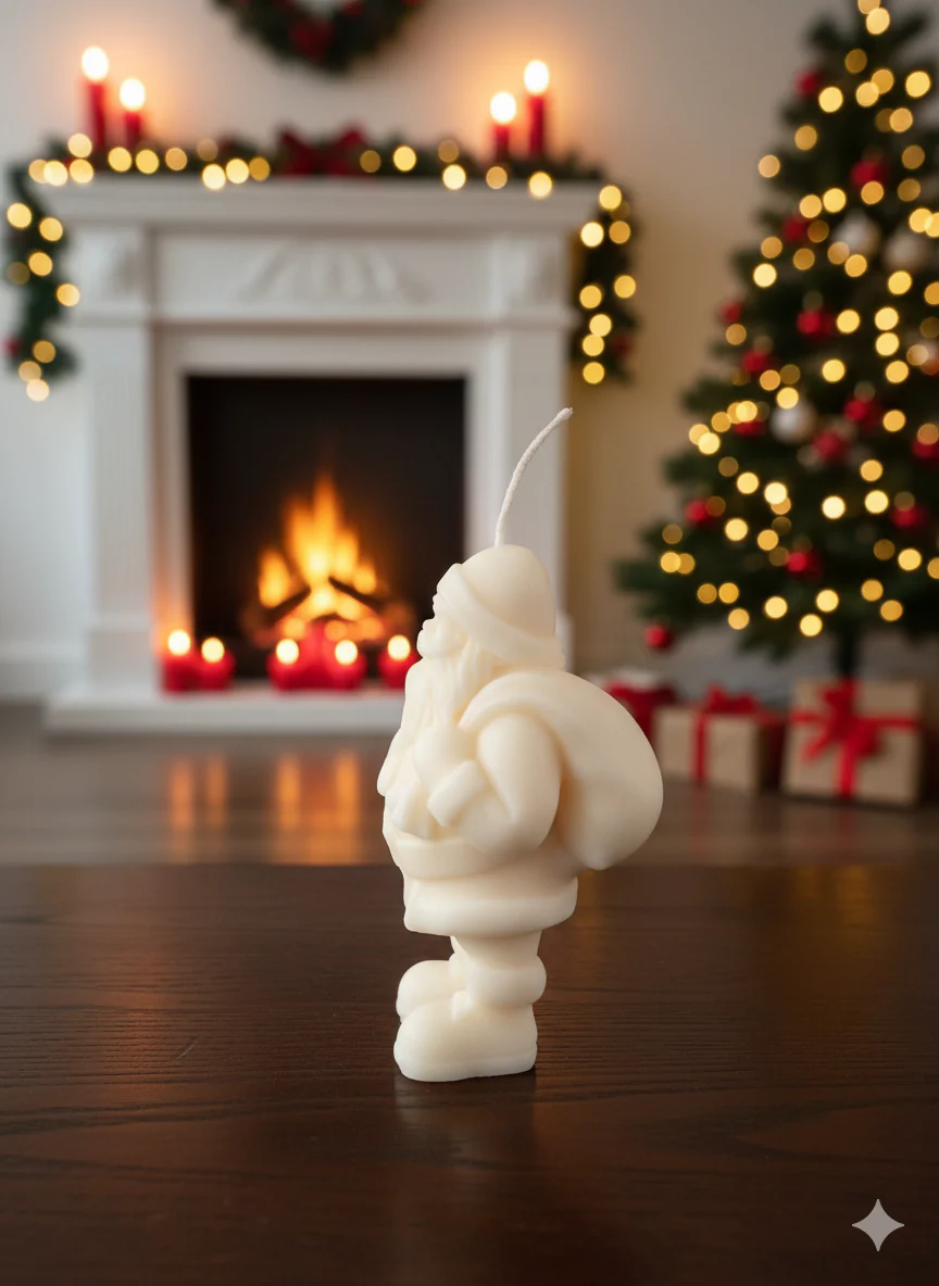 Santa Candles for Festive Decor and Holiday Spirit - Image 3