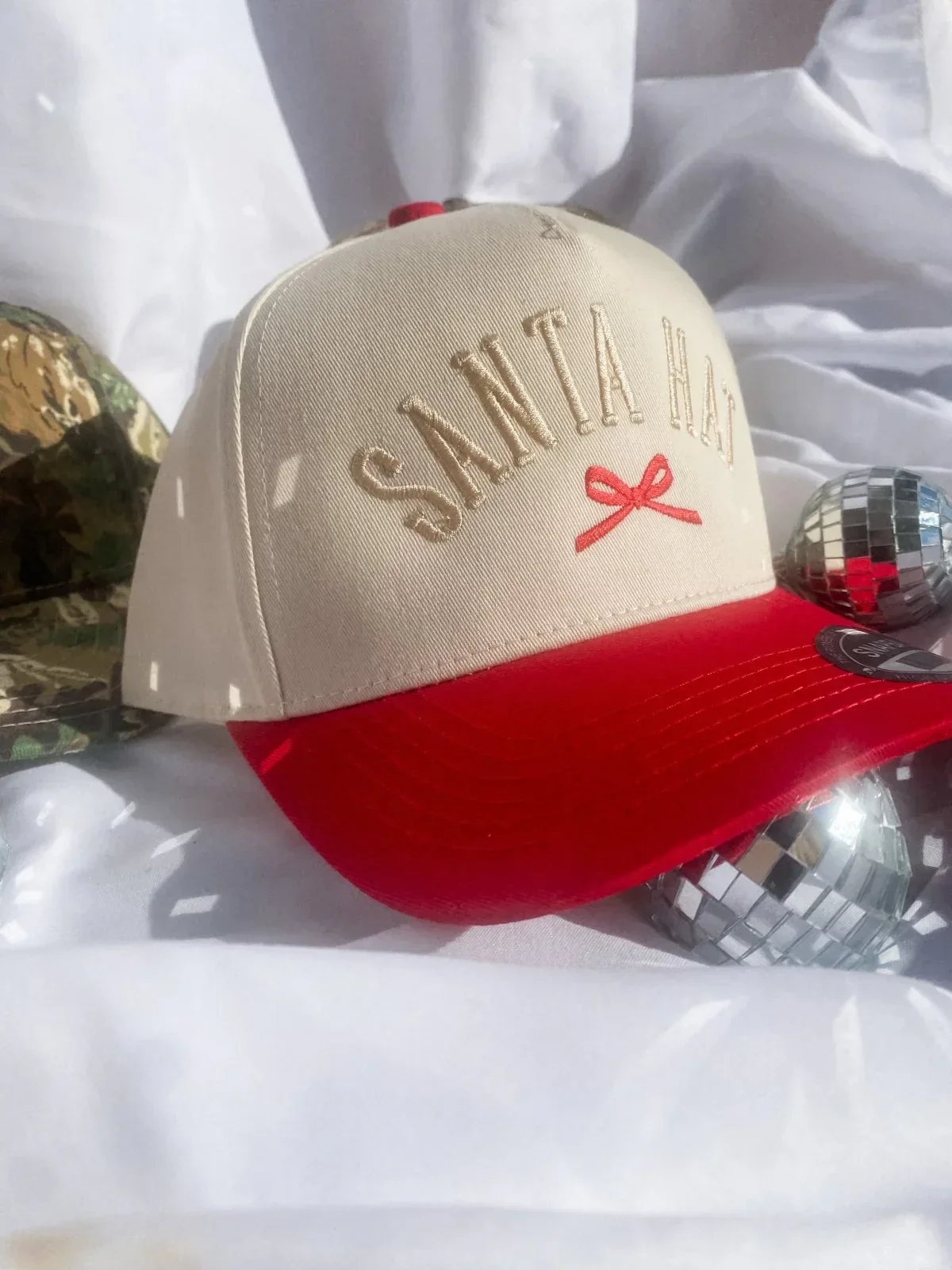 Santa Hat - Trucker Hat - Image 2