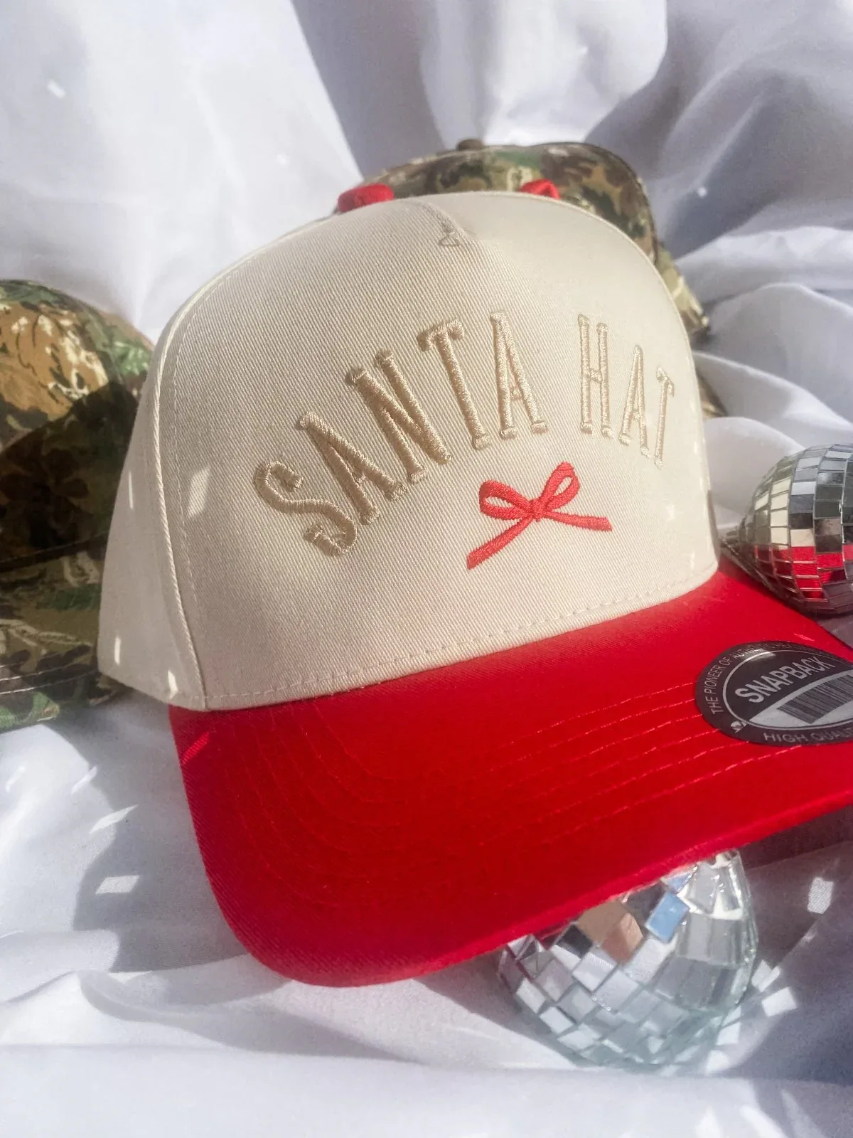 Santa Hat - Trucker Hat - Image 3