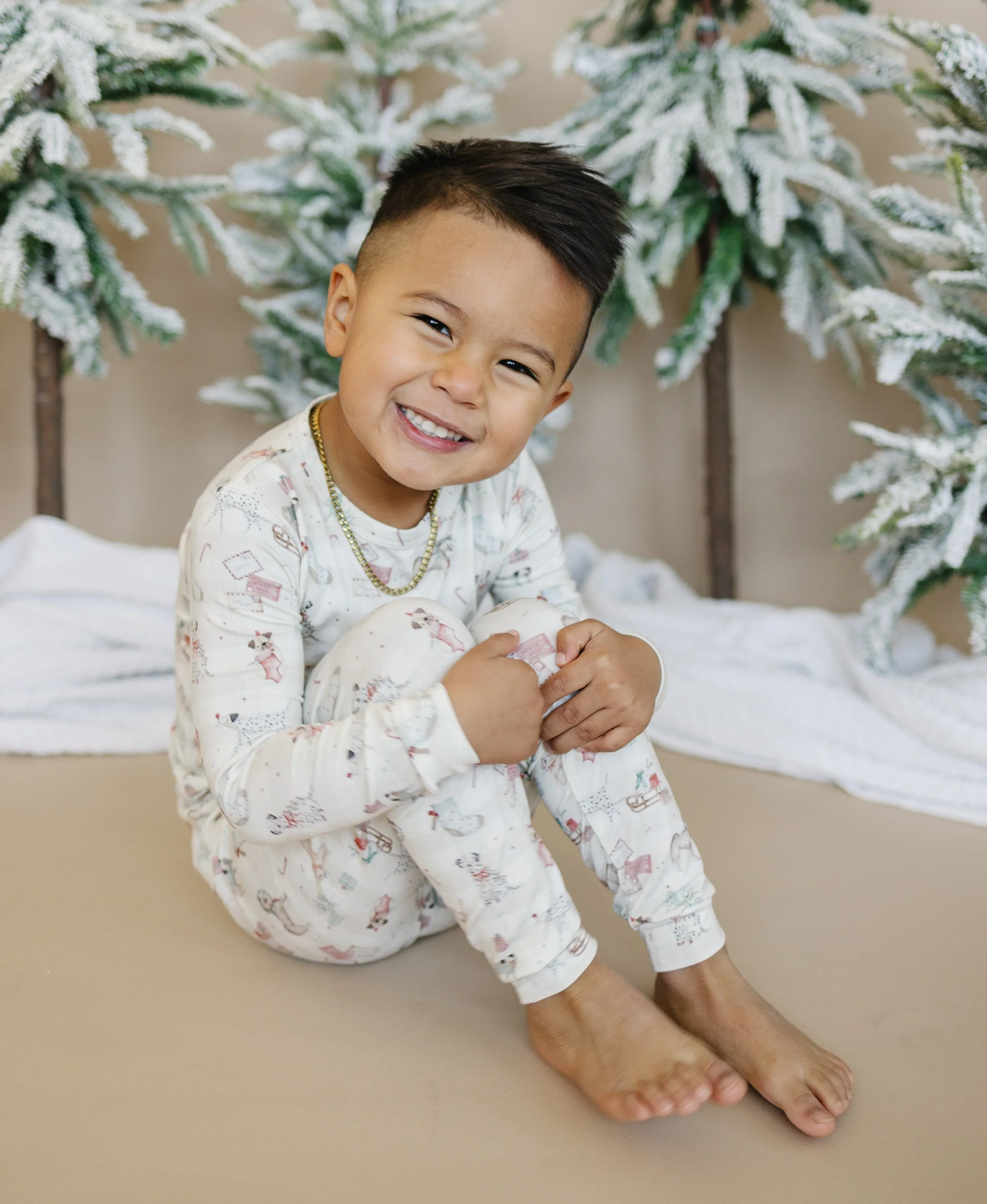 Santa Paws 2pc Bamboo Pajamas - Image 2