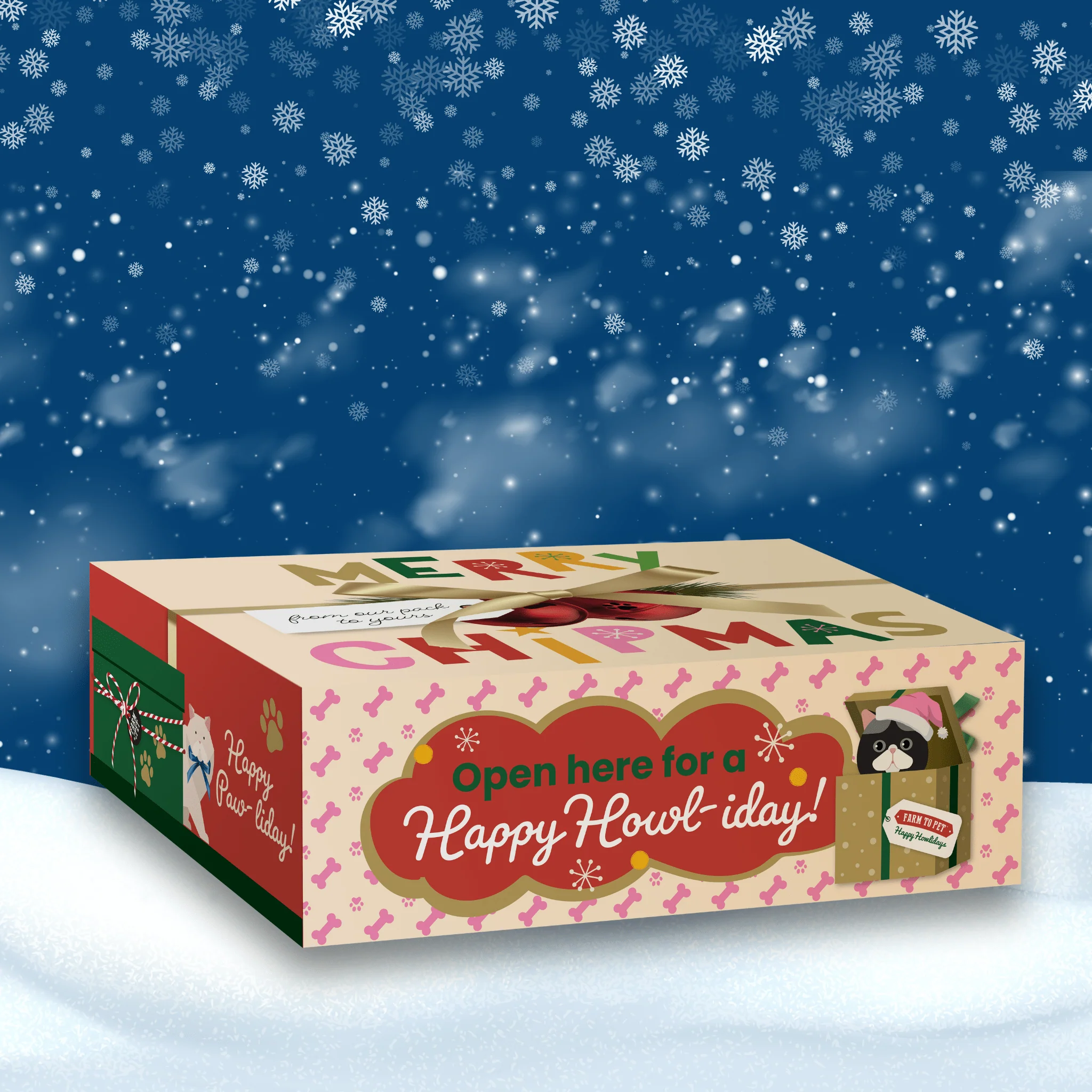 Santa Paws' Best Chipmas Dog Treat Box - Image 5