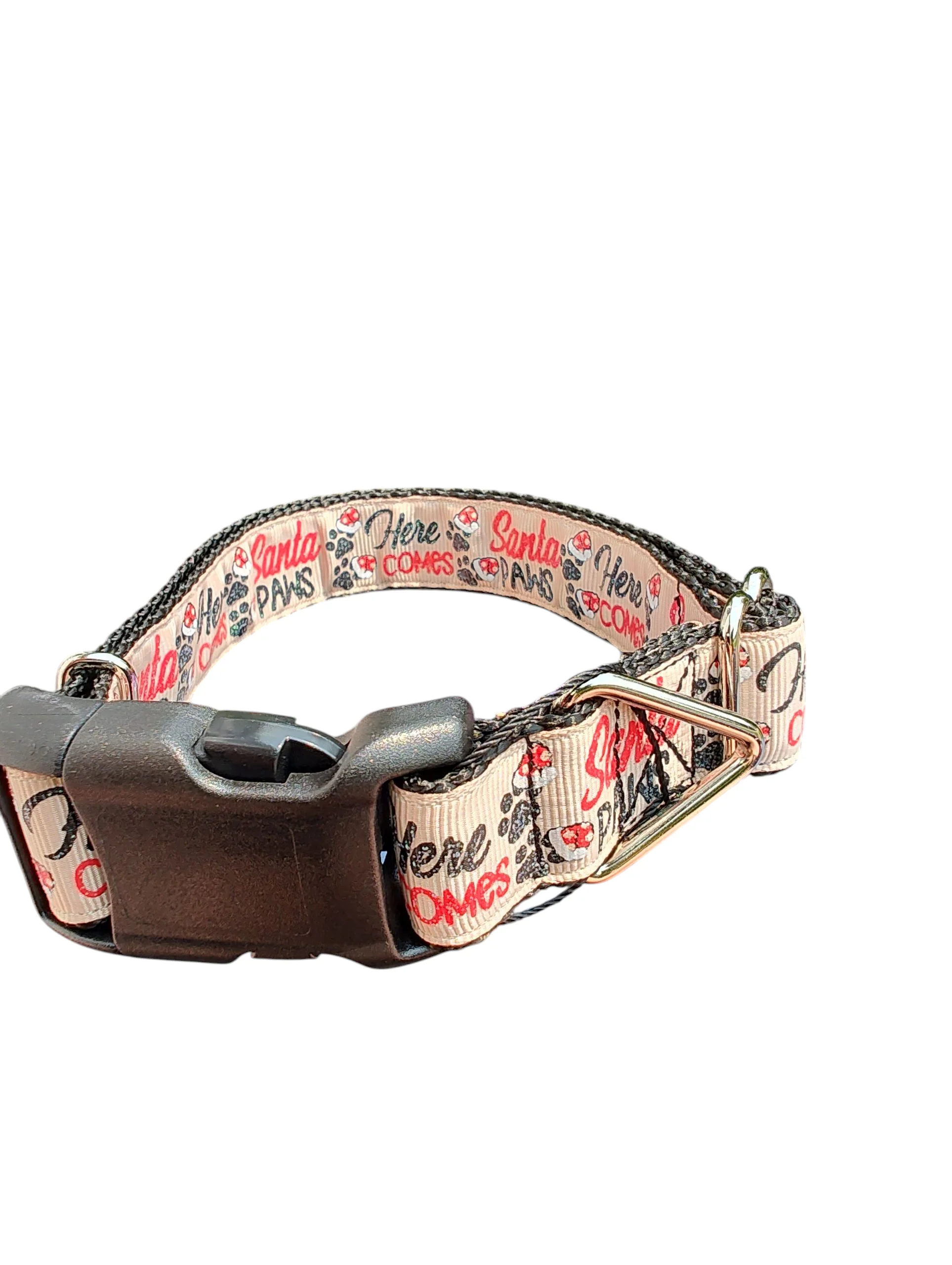 Santa Paws Nylon Dog Collar - Image 2