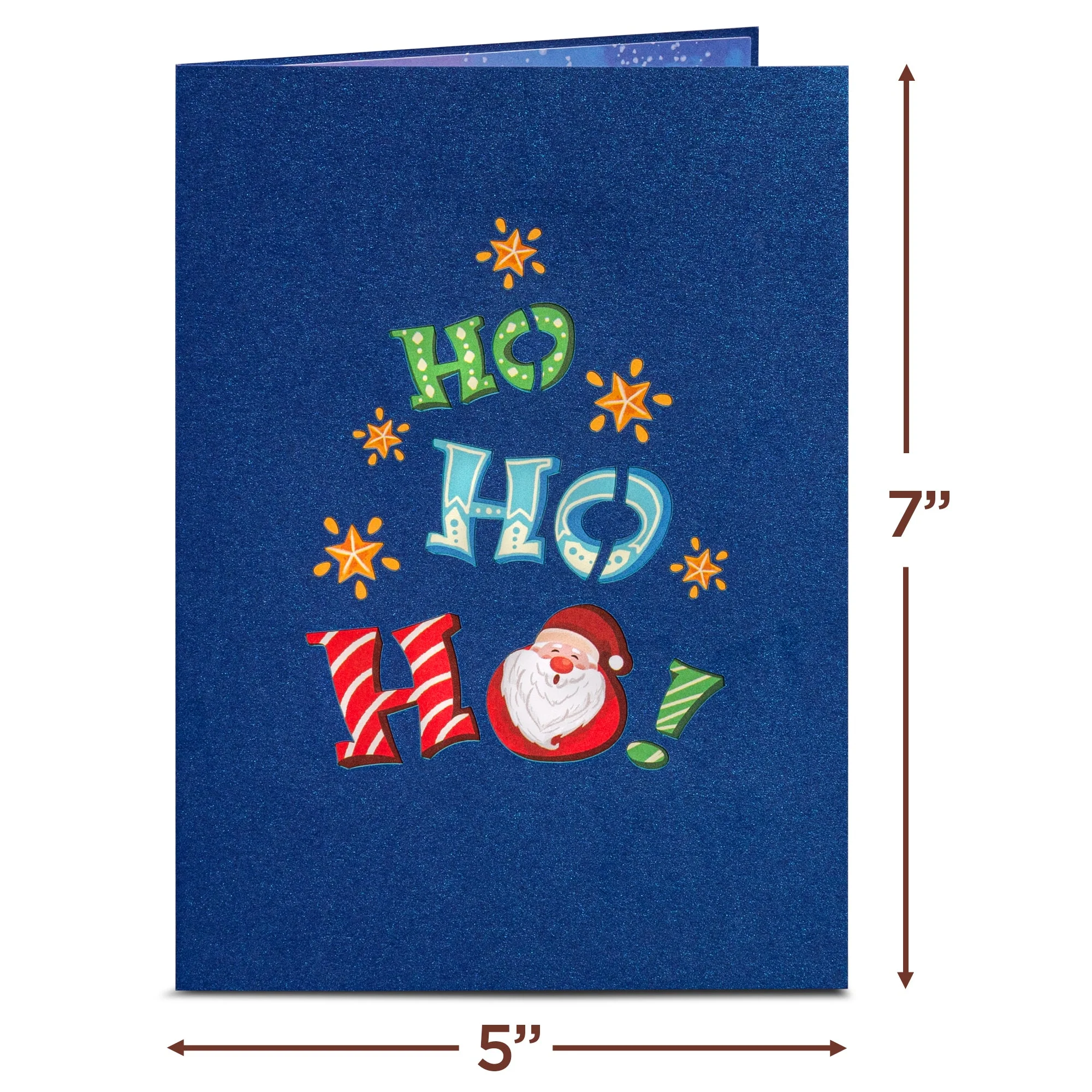Santa Sleigh Christmas Pop Up Card - Image 2