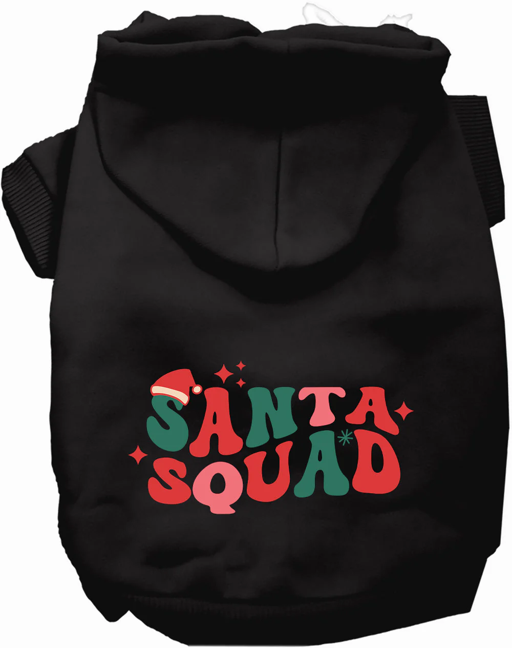 Santa Squad Christmas Pet Hoodie - Image 3