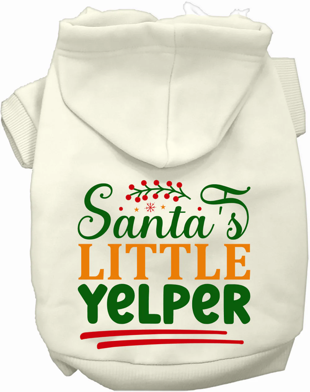 Santa's Little Yelper Christmas Pet Hoodie - Image 5