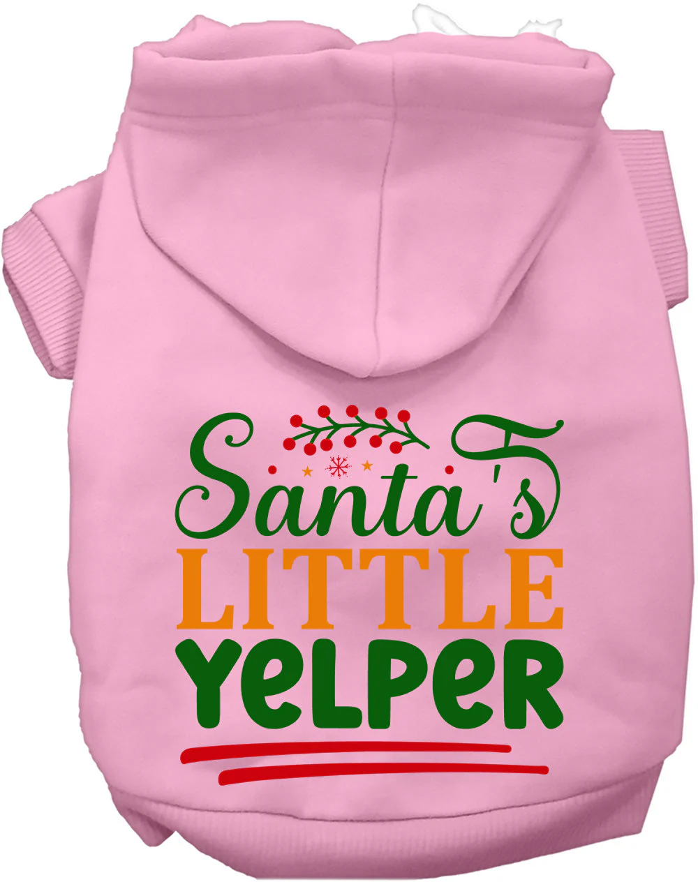 Santa's Little Yelper Christmas Pet Hoodie - Image 7