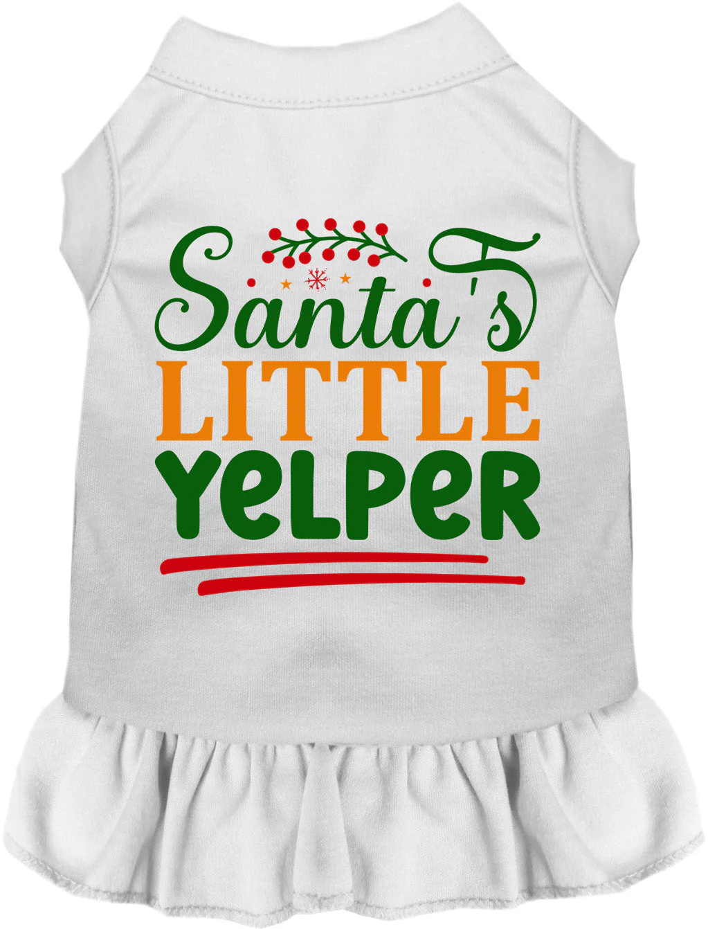 Santa's Little Yelper Pet Dress - Image 10