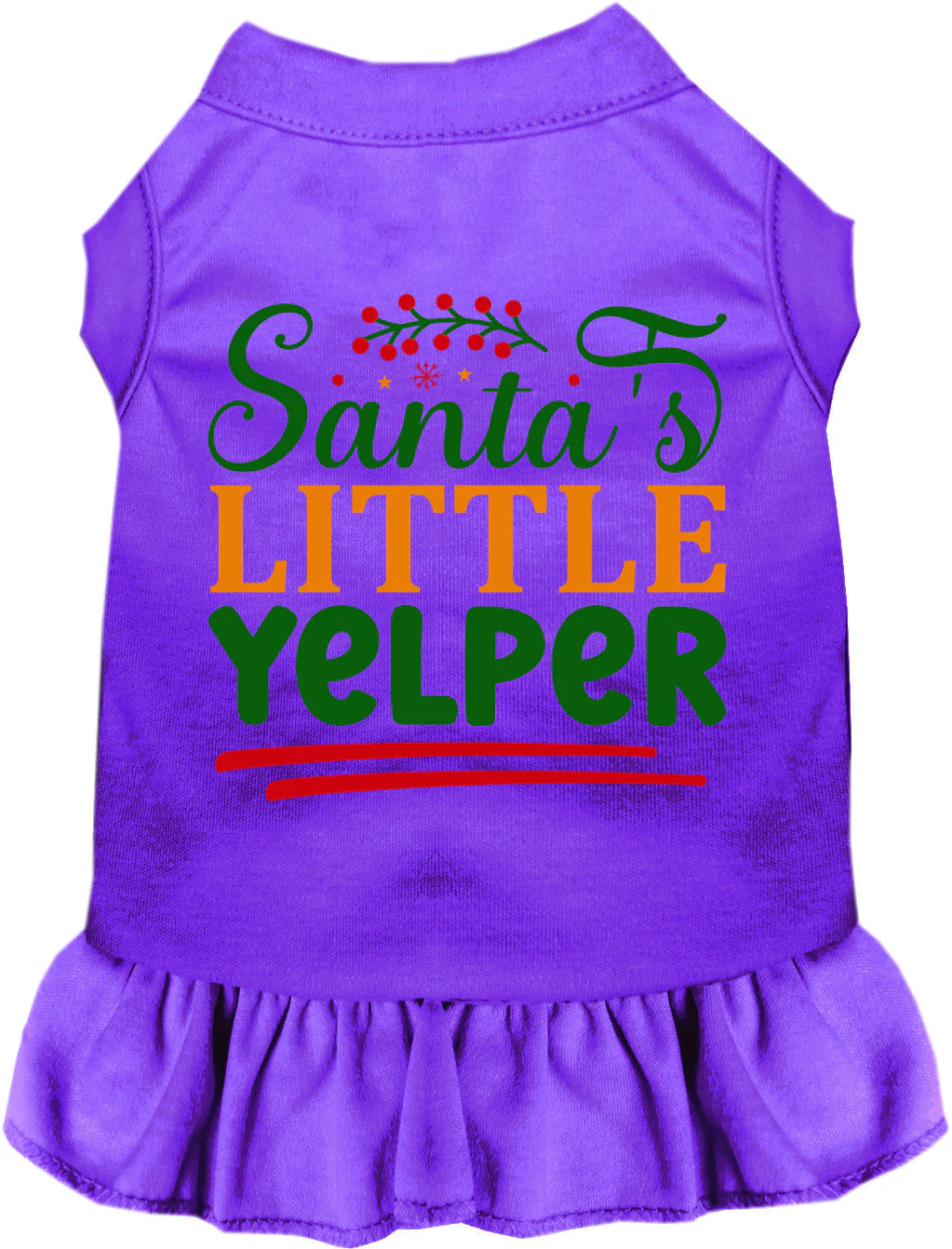Santa's Little Yelper Pet Dress - Image 8
